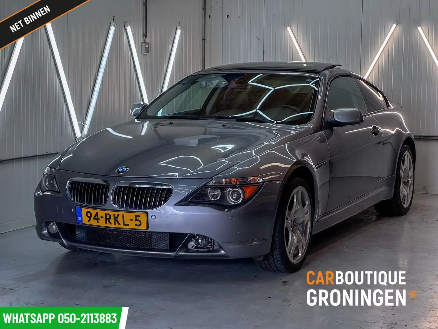 BMW 645 6-serie 645Ci | PANO | LEDER | AUTOMAAT Gri - 1