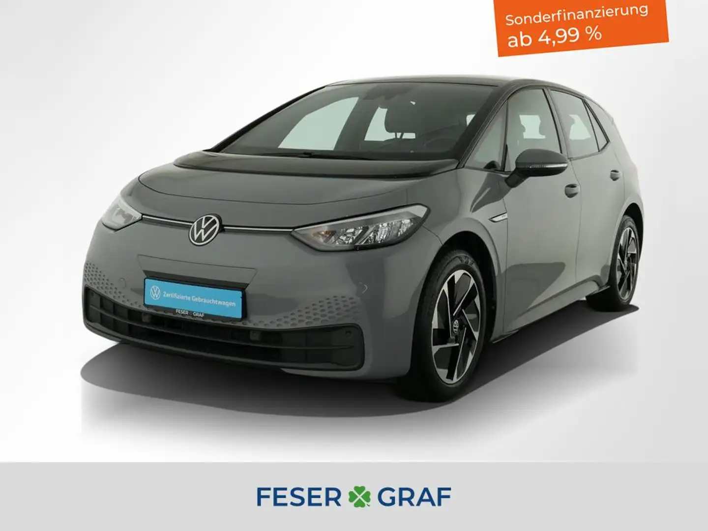 Volkswagen ID.3 Pro Performance Life DSG 62 KW/ACC/Sitzheiz./Lenkr Grau - 1