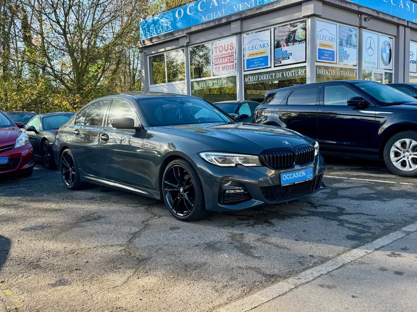 BMW 320 i Pack M Sport SHADOW/LASER/TOIT OUVRANT Gris - 1