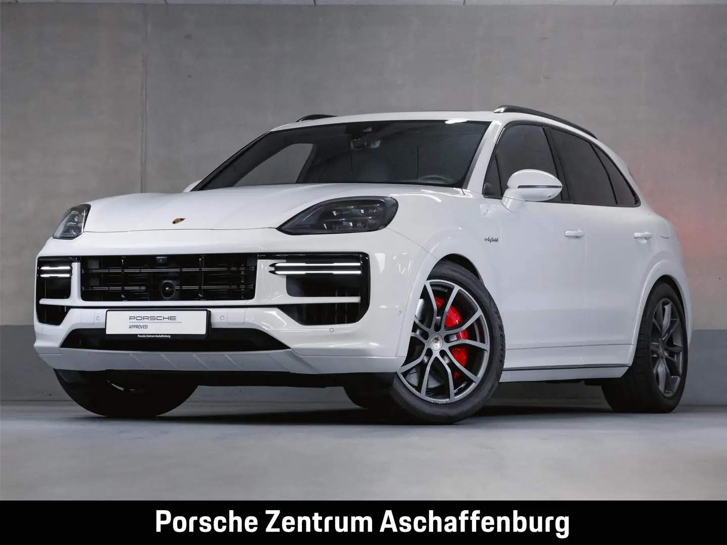 Porsche Cayenne Turbo E-Hybrid Panorama Sportabgasanlage Weiß - 1