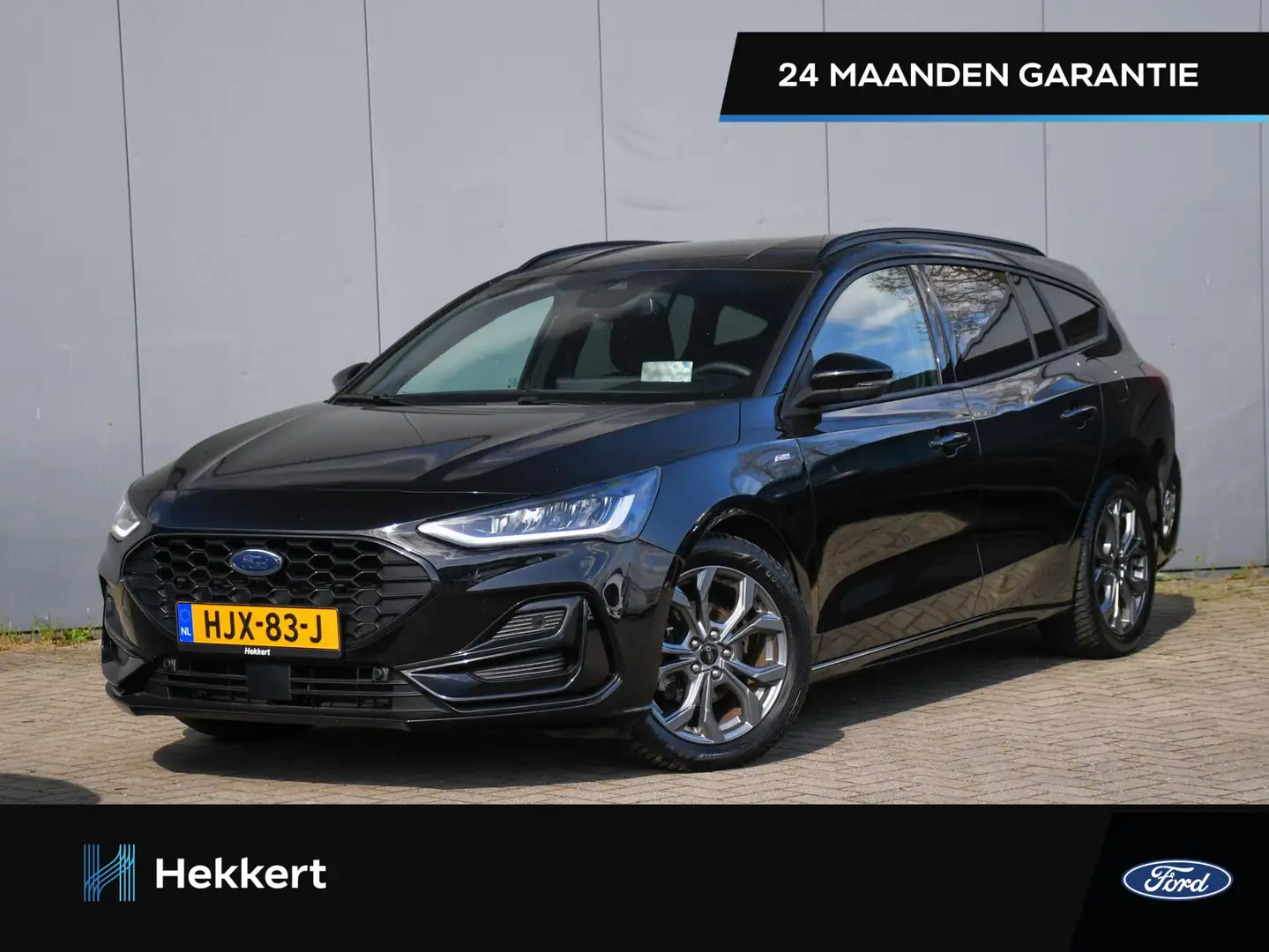 Ford Focus Wagon ST Line X 1.0 EcoBoost Hybrid 125pk TREKHAAK Zwart - 1