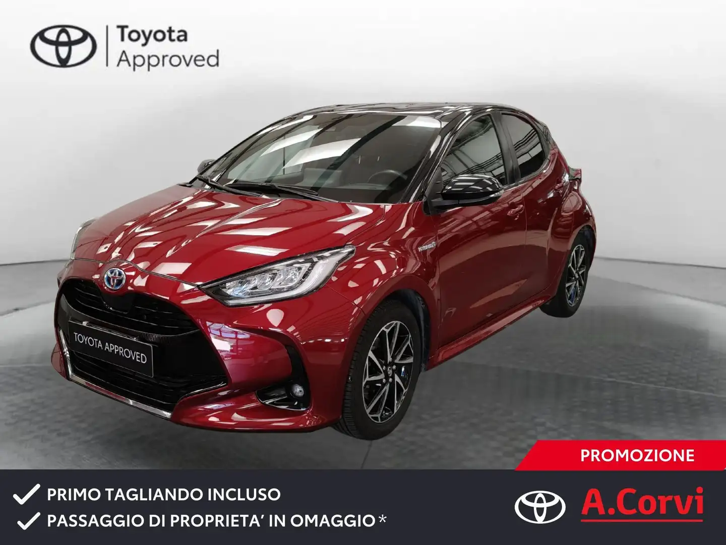 Toyota Yaris Yaris 1.5 Hybrid 5 porte Style Rojo - 1