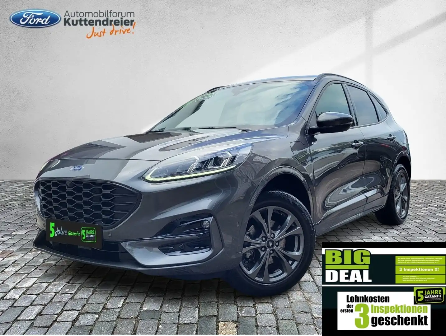 Ford Kuga ST-Line X Navi 2xKamera Voll-LED Leder Gris - 1