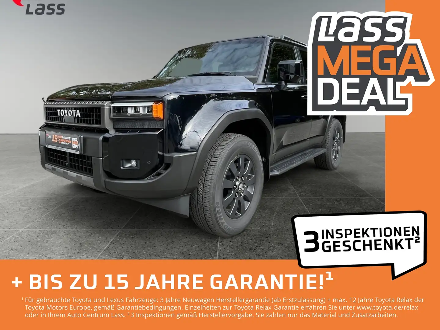 Toyota Land Cruiser 2.8 D4-D Executive 4x4 Zwart - 1