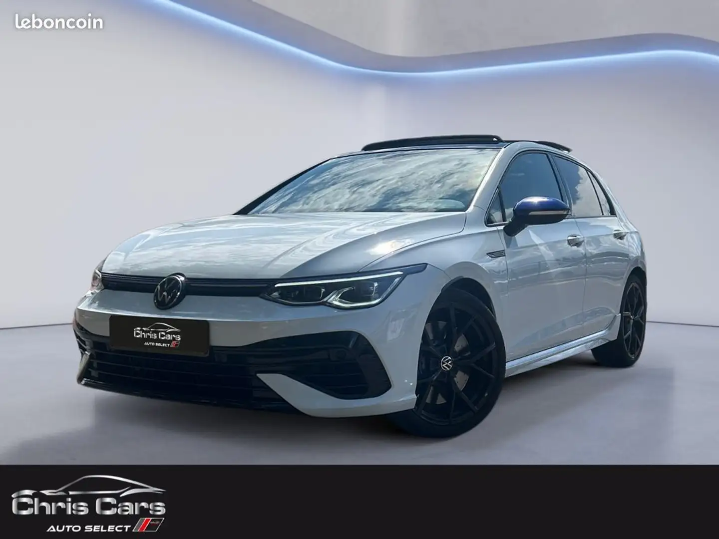 Volkswagen Golf R 20 TH ANNIVERSAIRE 333cv TOIT OUVRANT LIGNE AKRA Blanc - 1