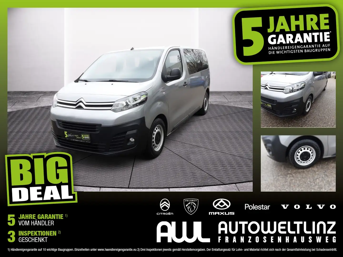 Citroen Jumpy Kombi BHDI 120 M Grau - 1