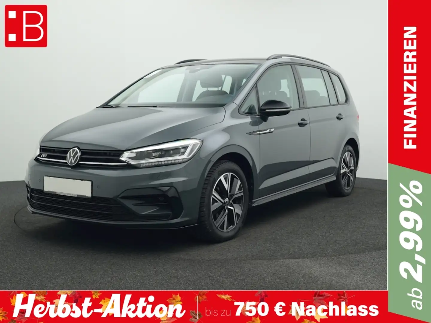 Volkswagen Touran 2.0 TDI DSG Highline R-Line BLACK-STYLE KAMERA NAV Grau - 1