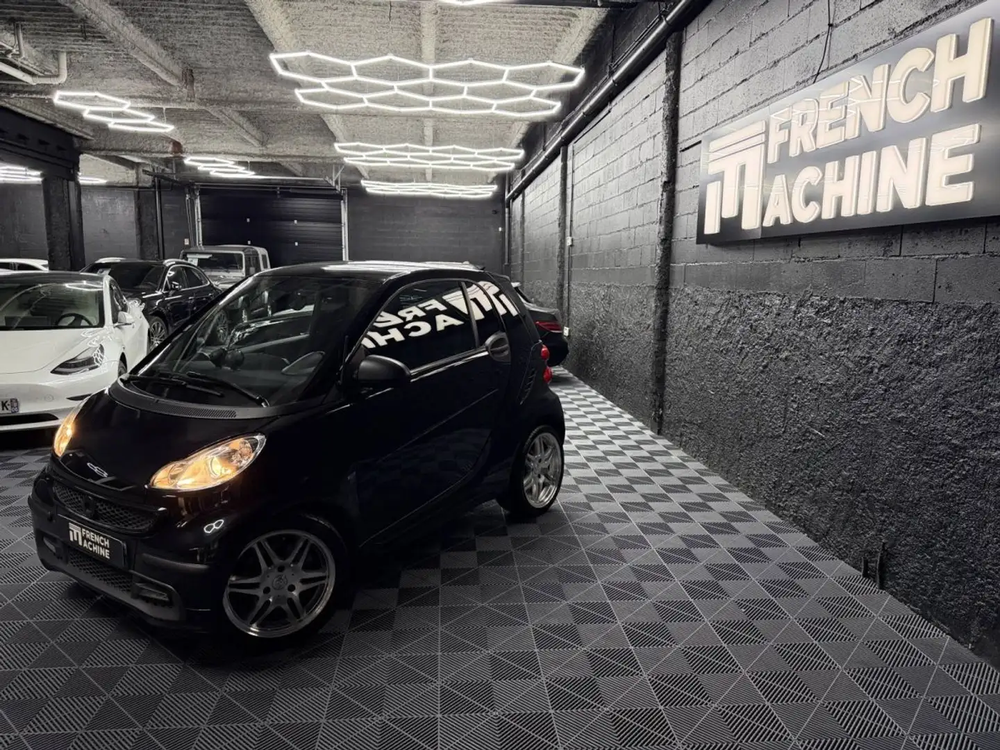 smart forTwo Cabriolet II 84ch Turbo Passion Noir - 2