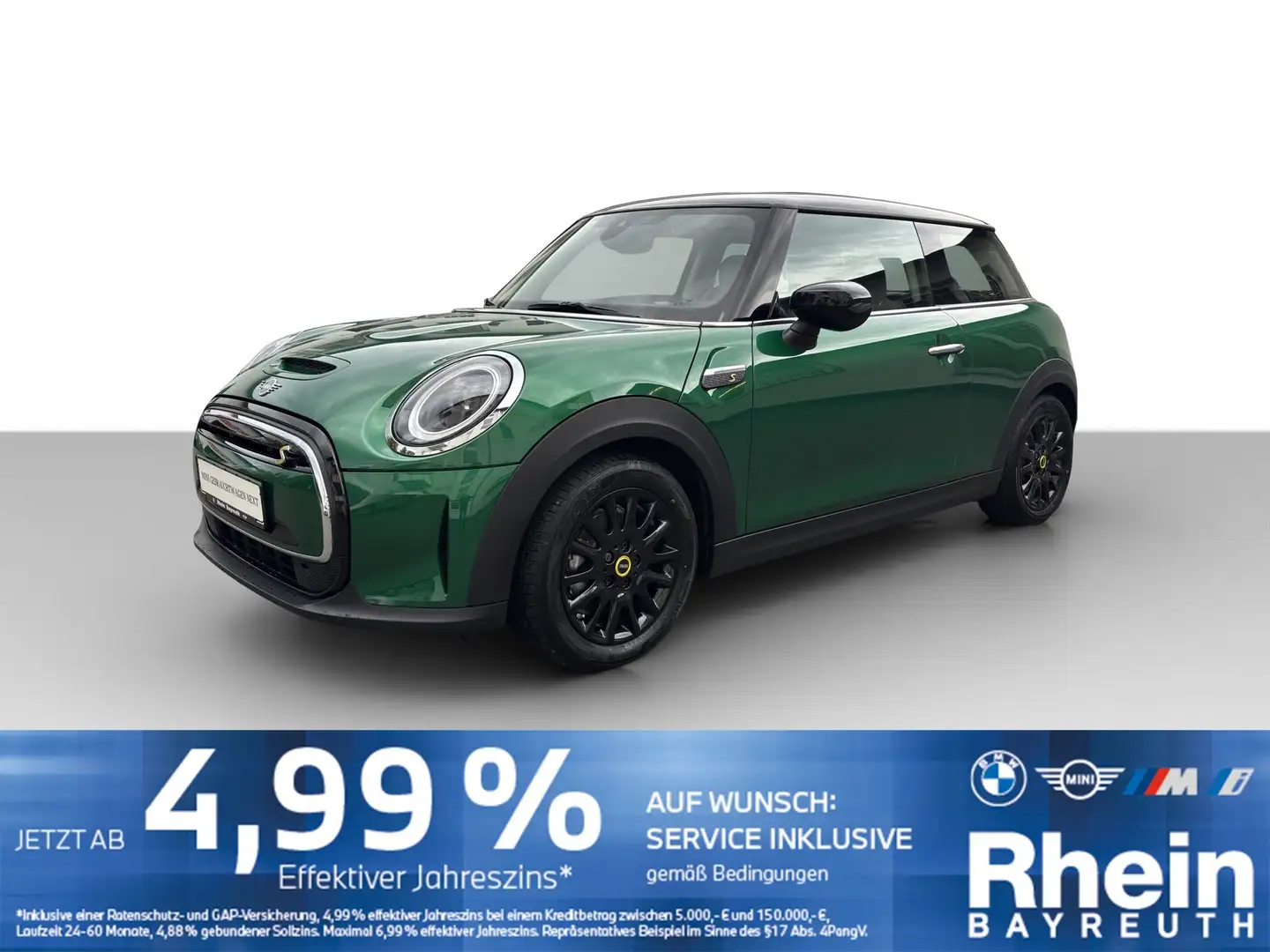 MINI Cooper SE 3-Türer Navi LED Sportsitze AppleCar Navi LED Spor Grün - 1