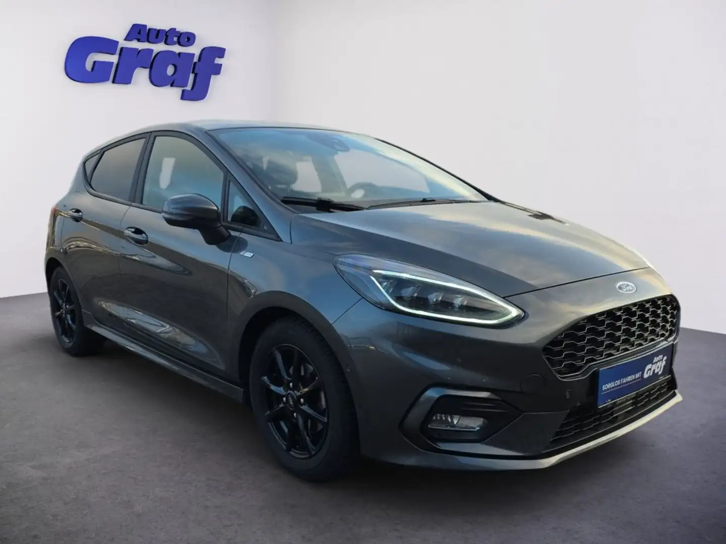 Ford Fiesta ST-Line X 1,0 EcoBoost Start/Stop Grijs - 2