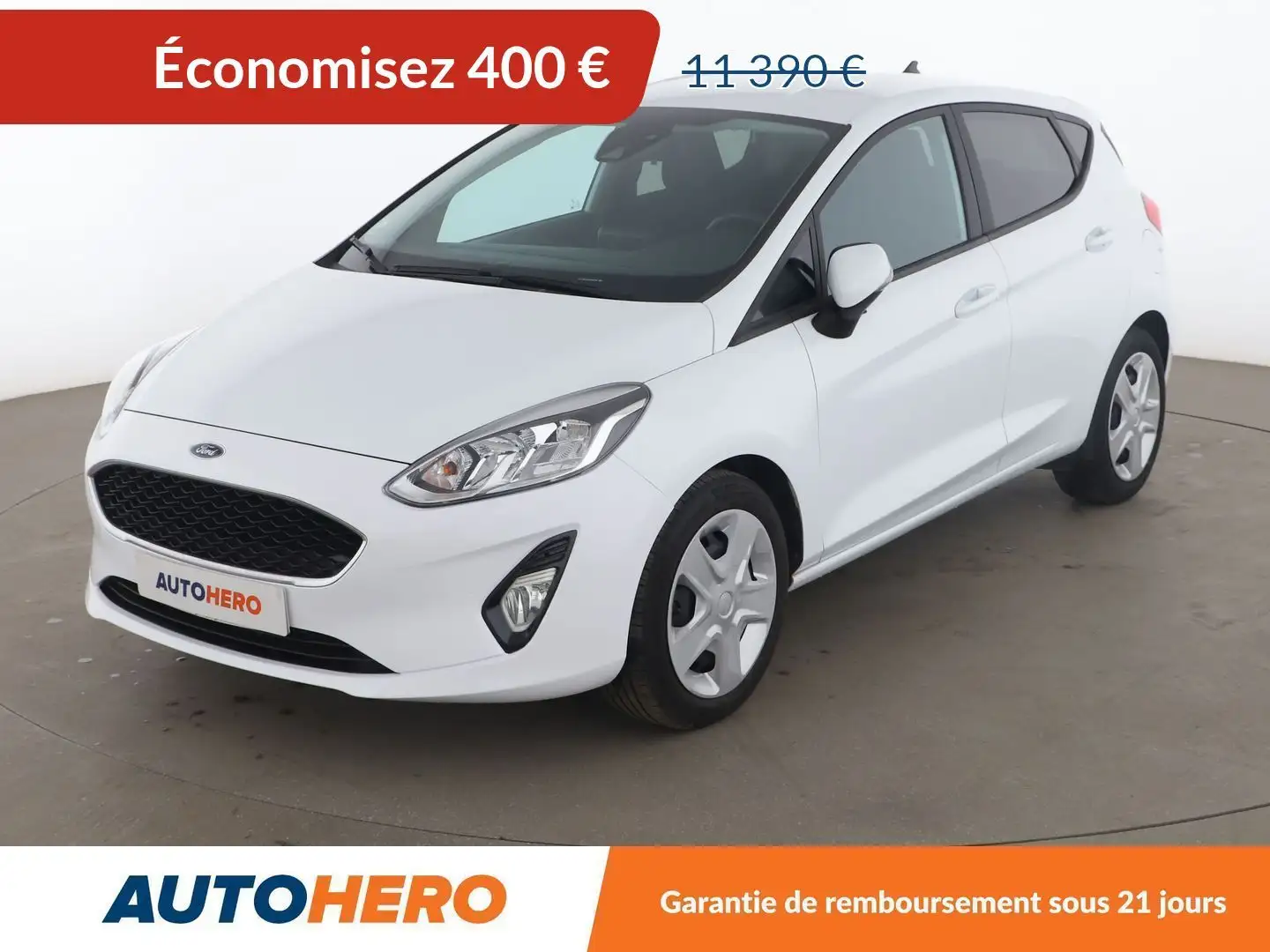 Ford Fiesta 1.0 EcoBoost Cool & Connect Blanc - 1
