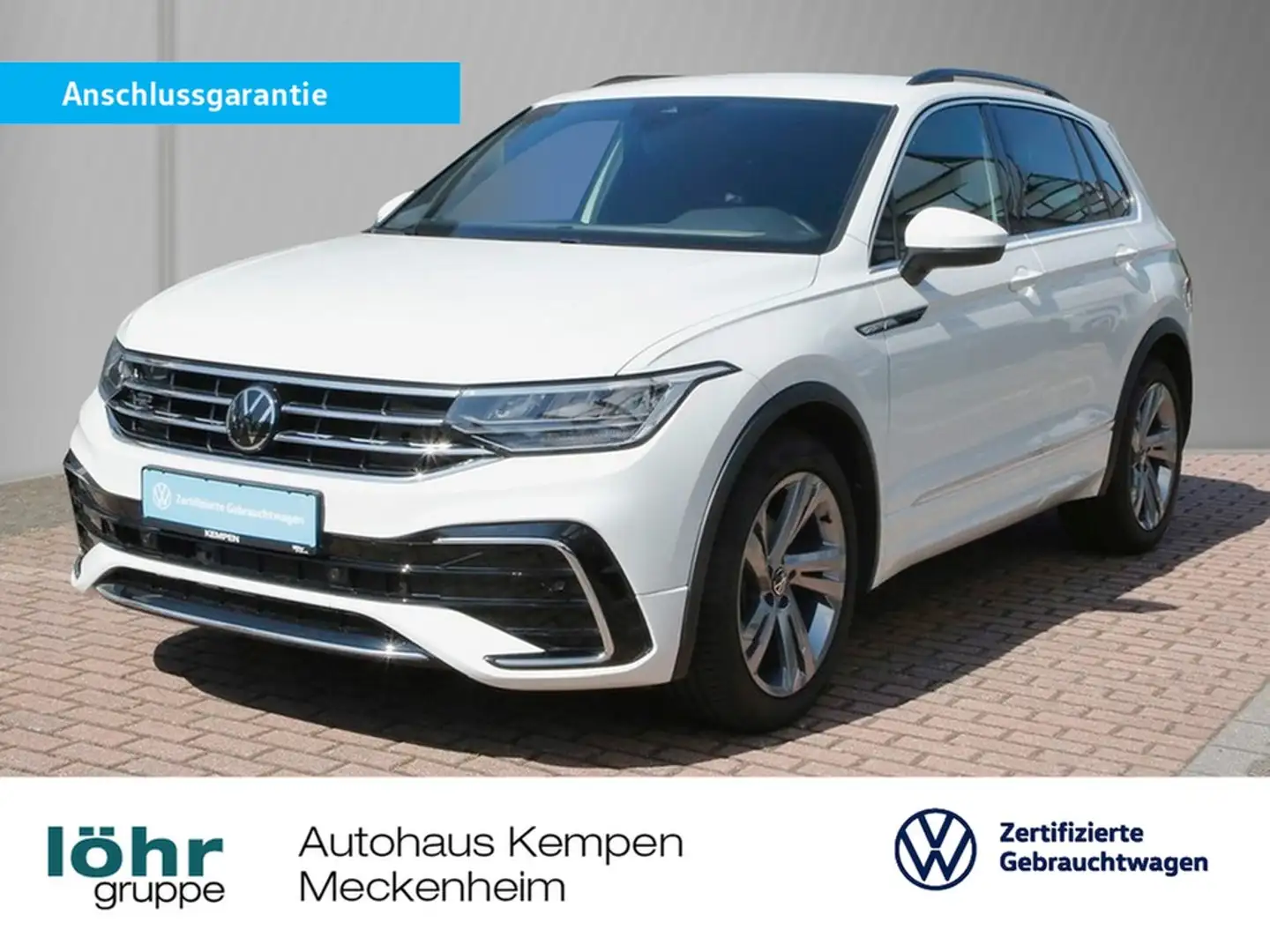 Volkswagen Tiguan 1.5 TSI DSG R-Line STHZ Navi+VC ACC RFK+PDC Mat... Weiß - 1