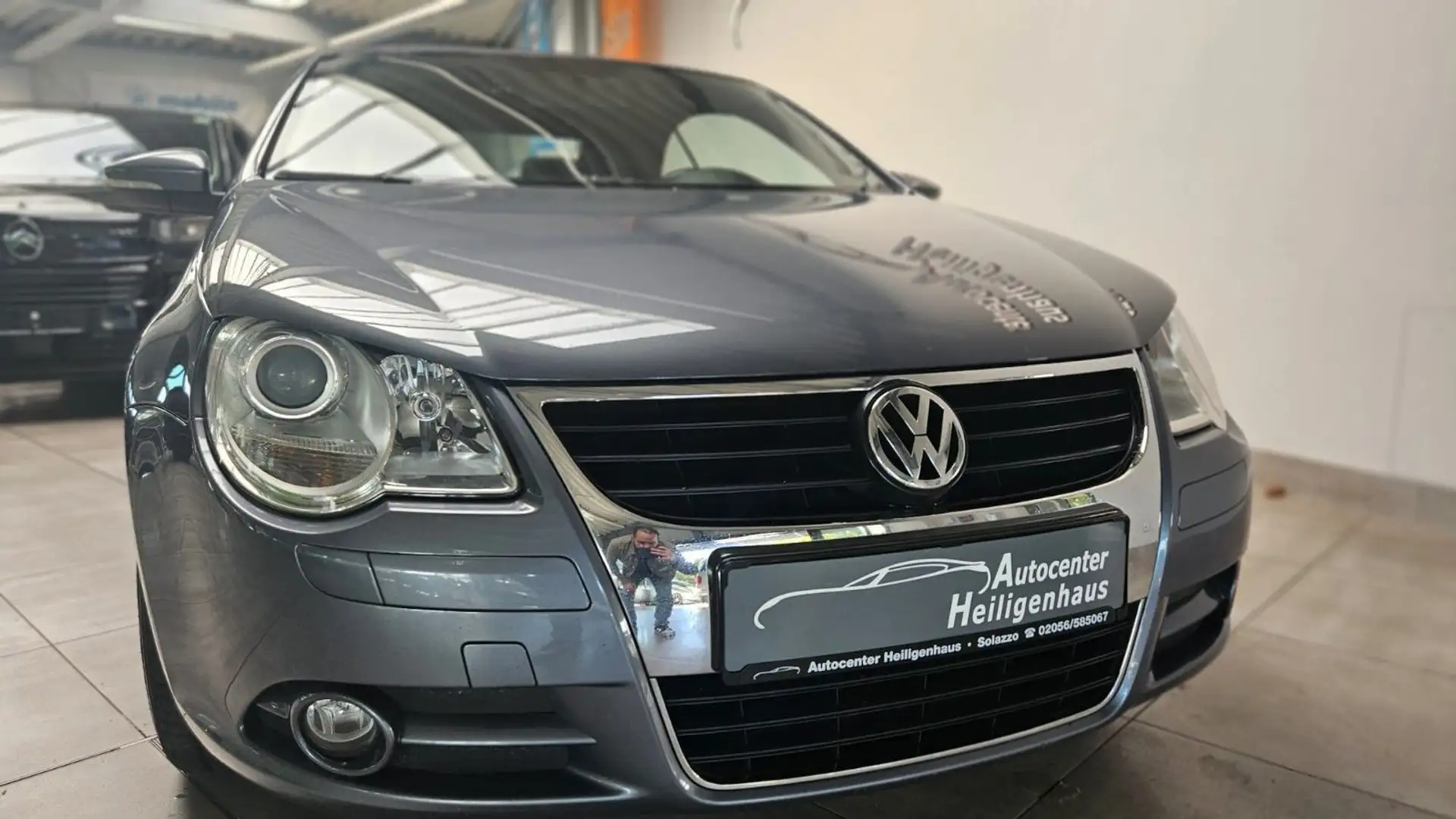 Volkswagen Eos 2.0 TDI 1.Hand Panorama Sitzheizung Blau - 1