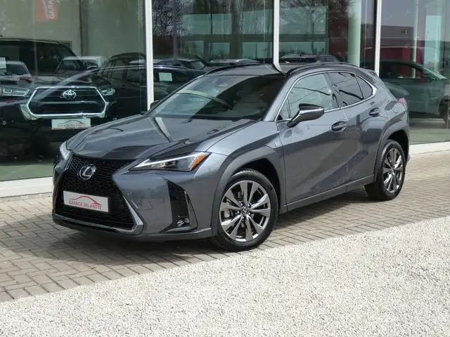 Lexus UX 300h HYBRID F-Sport Design +LEDER +Dodehoek +Zetelverwarming +Stuurwielverwarming +GPS +Carplay +Keyless entry