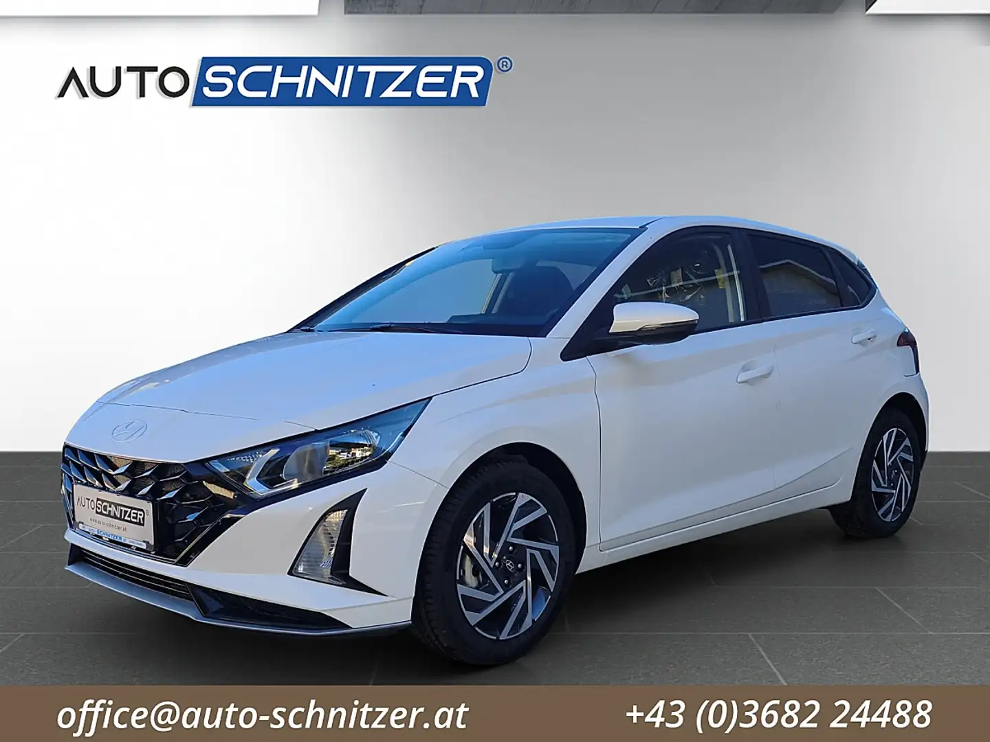 Hyundai i20 1,0 T-GDI Smart Line P7/O3 Weiß - 1