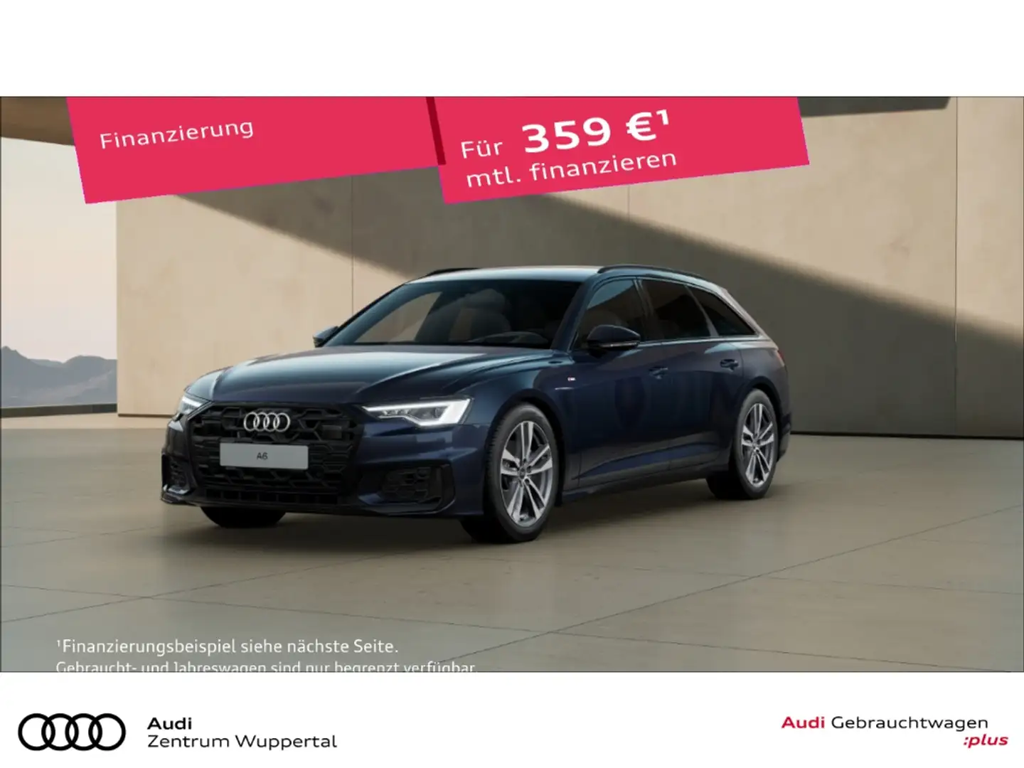 Audi A6 Avant 40 TDI S-LINE ACC HEADUP MATRIX VIRTUAL SHZ Bleu - 1
