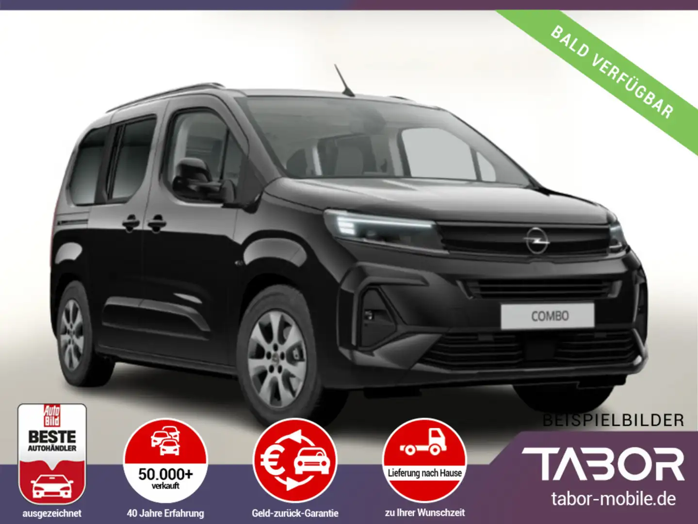 Opel Combo 1.5 D 130 AT8 GS Nav Kam ACC Keyl Klimaaut Schwarz - 1