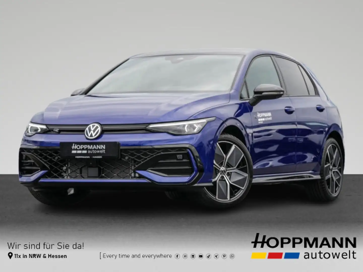 Volkswagen Golf R-Line 1,5 l TSI Matrix AHK HeadUp Kamera Blau - 1