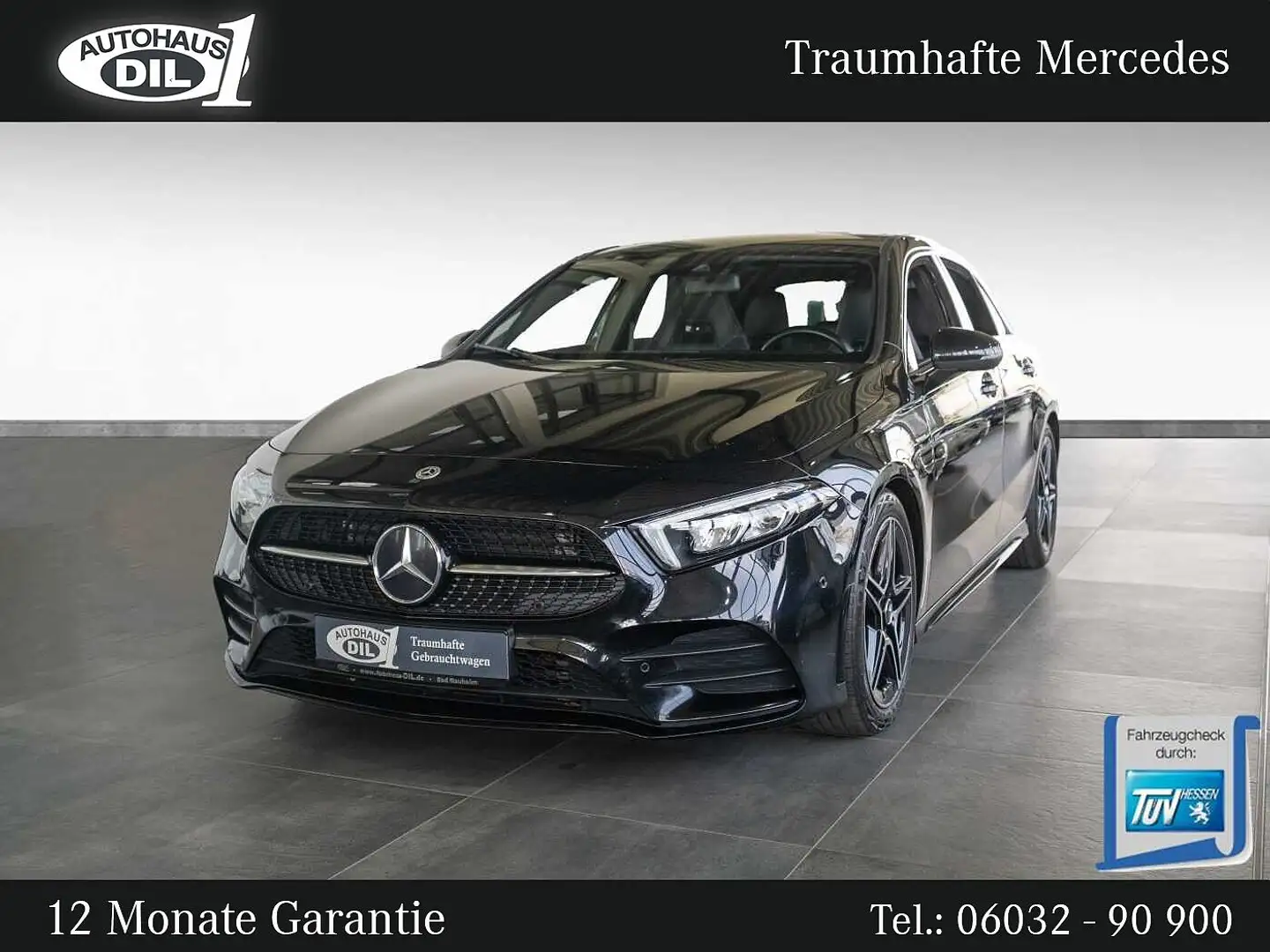 Mercedes-Benz A 200 d 4Matic AMG Line *Night*Ambiente*1.Hd.* Zwart - 1