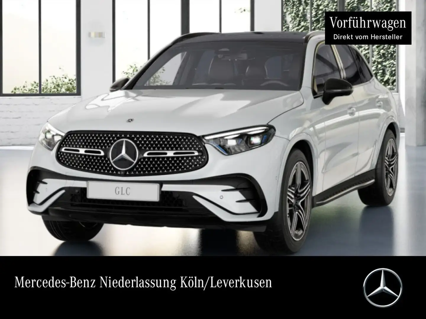 Mercedes-Benz GLC 220 d 4M AMG+NIGHT+PANO+360+AHK+TOTW+KEYLESS Weiß - 1