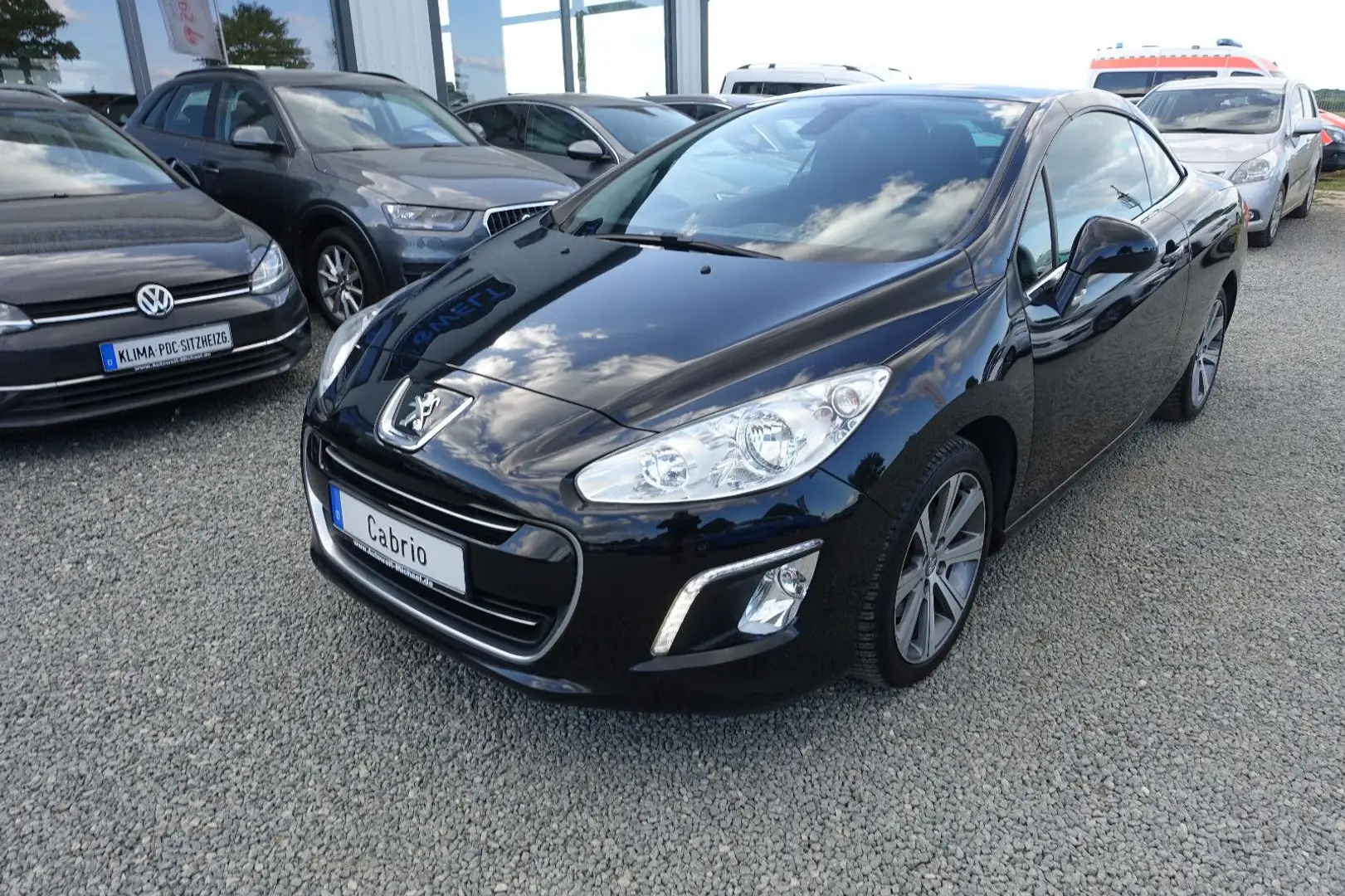 Peugeot 308 CC Cabrio 1.6 KLIMAAUT PDC Insp+TÜV NEU Gjre Nero - 2