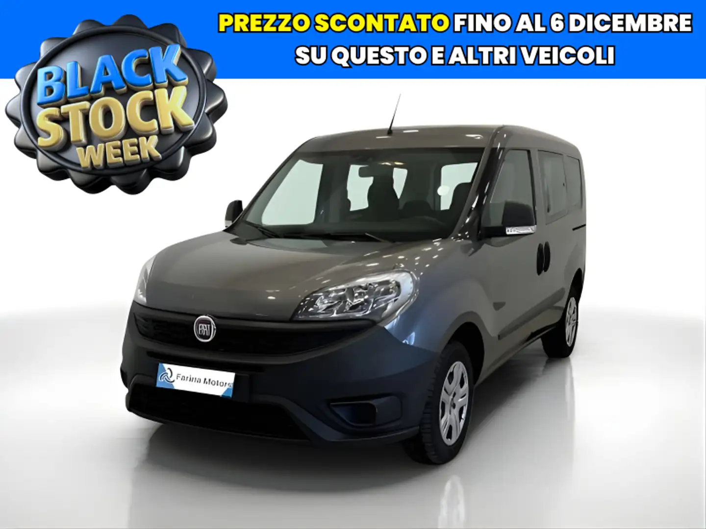 Fiat Doblo 1.3 MJT N1 - UNIP. - NEOP. - Clima - Bluetooth Grau - 1