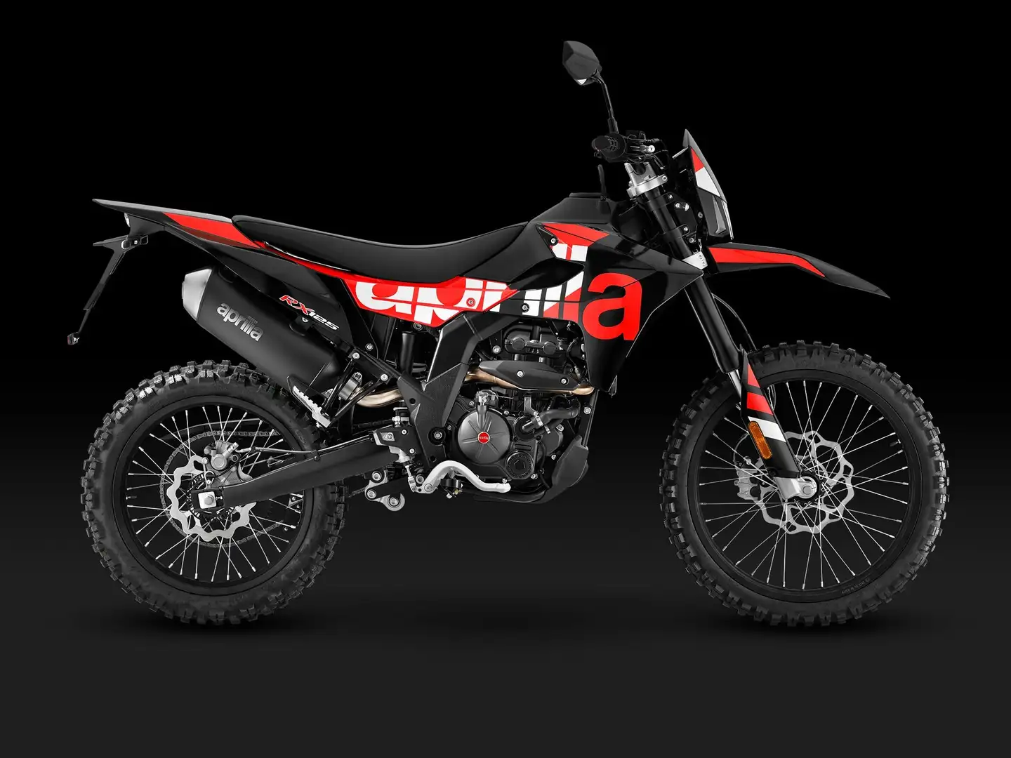 Aprilia RX 125 Enduro Schwarz - 1