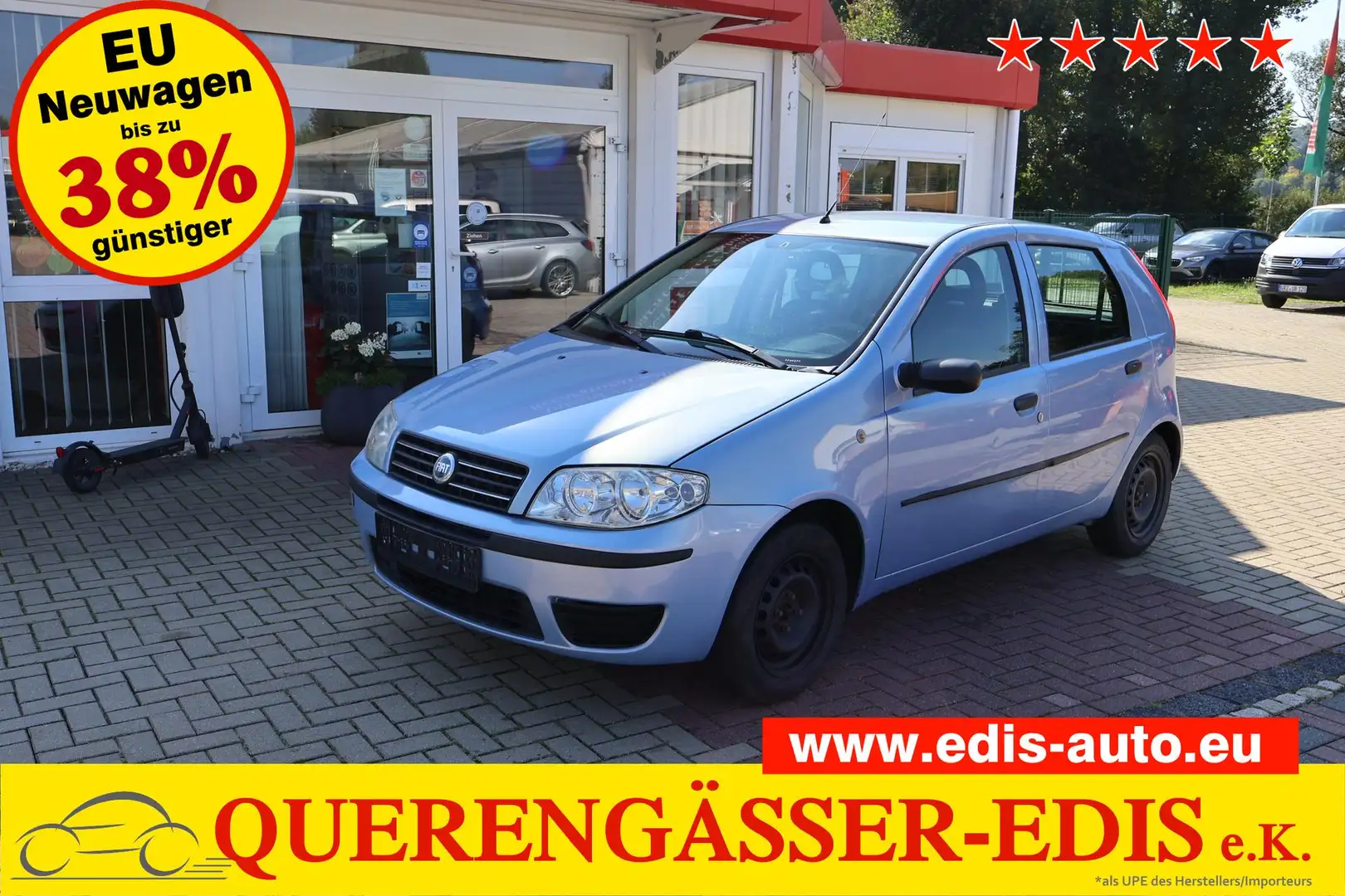 Fiat Punto 1.2 44 kW (60 PS), Schaltgetriebe, Frontantrieb Blau - 1