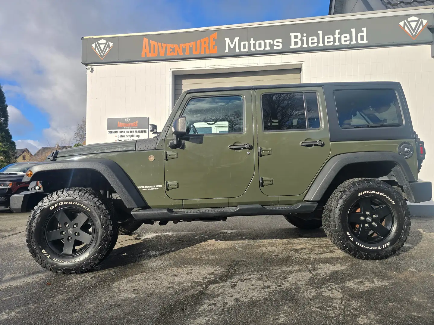 Jeep Wrangler Wrangler Unlimited  2.8 CRD  "BIG RUBICON !" Grün - 1