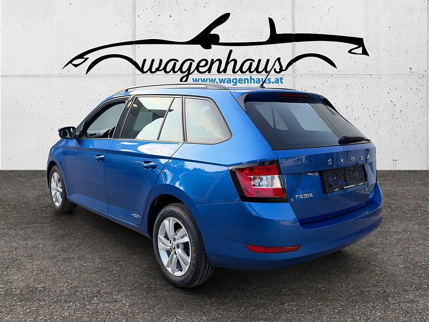 Skoda Fabia Combi 1.0 TSI Ambition, Sitzheizung, APP, Clima... Blau - 2