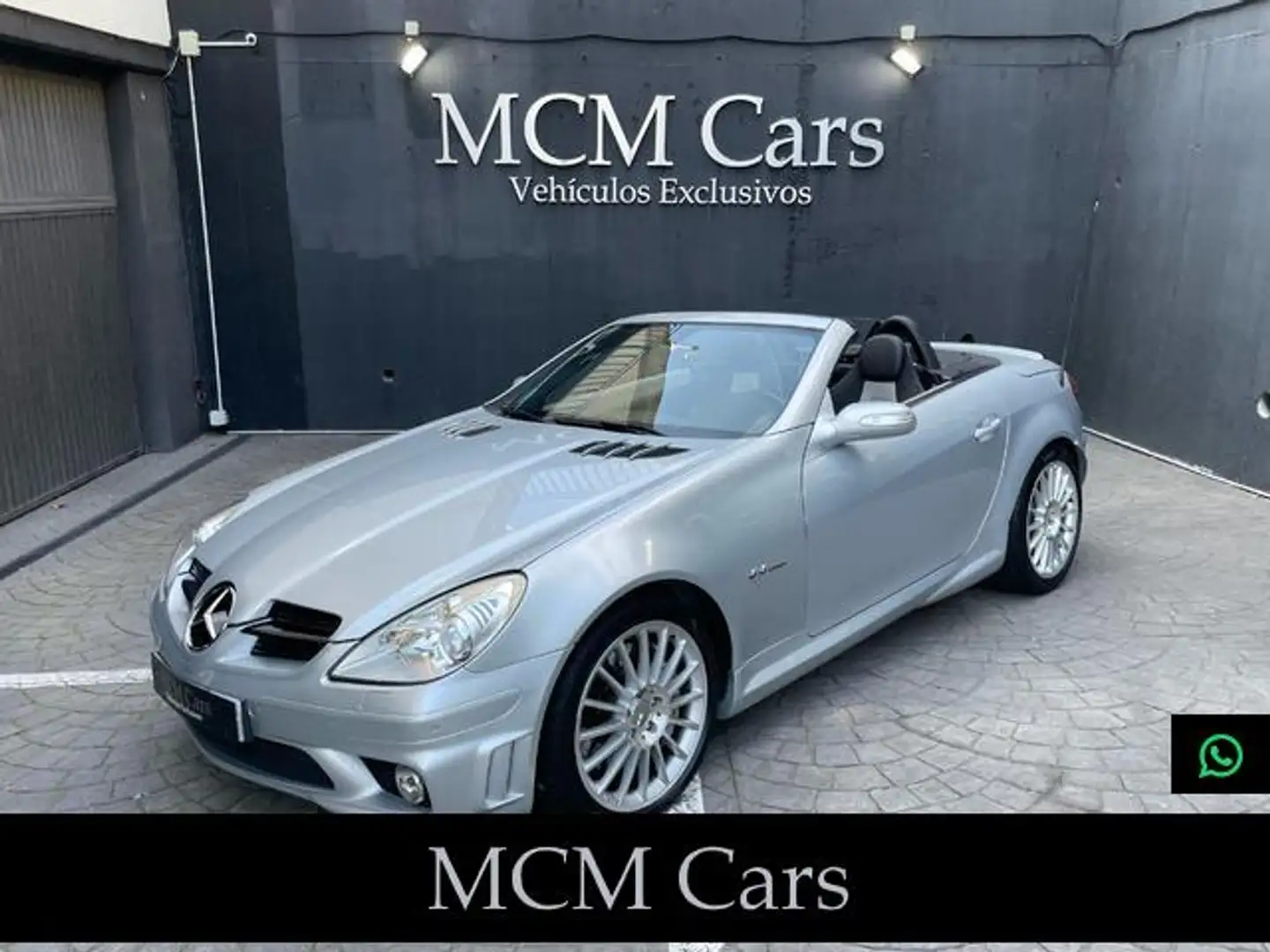 Mercedes-Benz SLK 55 AMG Aut. Plateado - 1