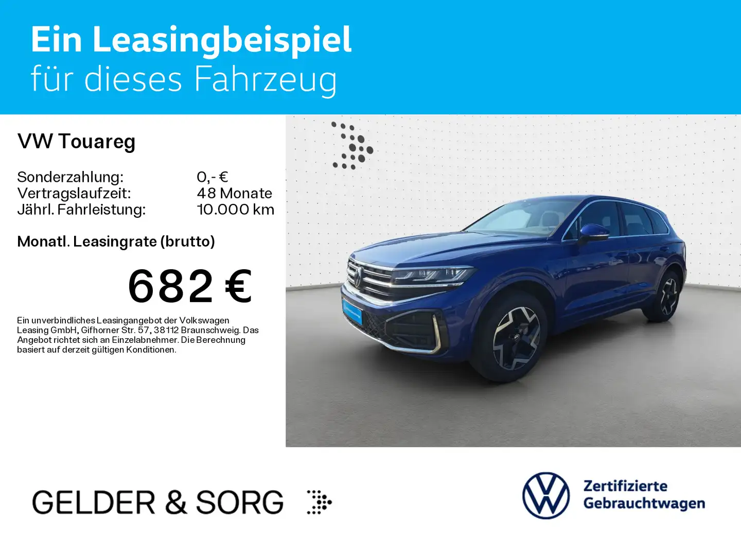 Volkswagen Touareg 3.0 TDI 4Motion R-Line AHK*ACC*IQ.Light Blau - 2