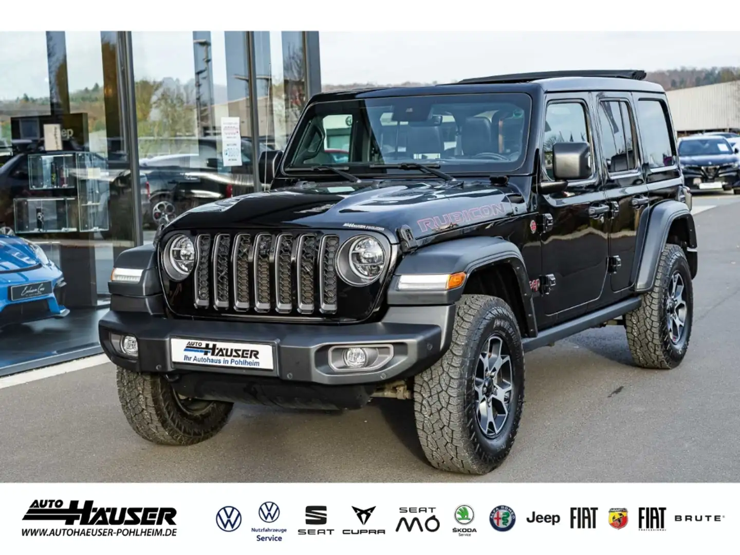 Jeep Wrangler Rubicon 2.0 T-GDI AT8 4X4 SKY-ONE LEDER TECHNOLOGI Schwarz - 1