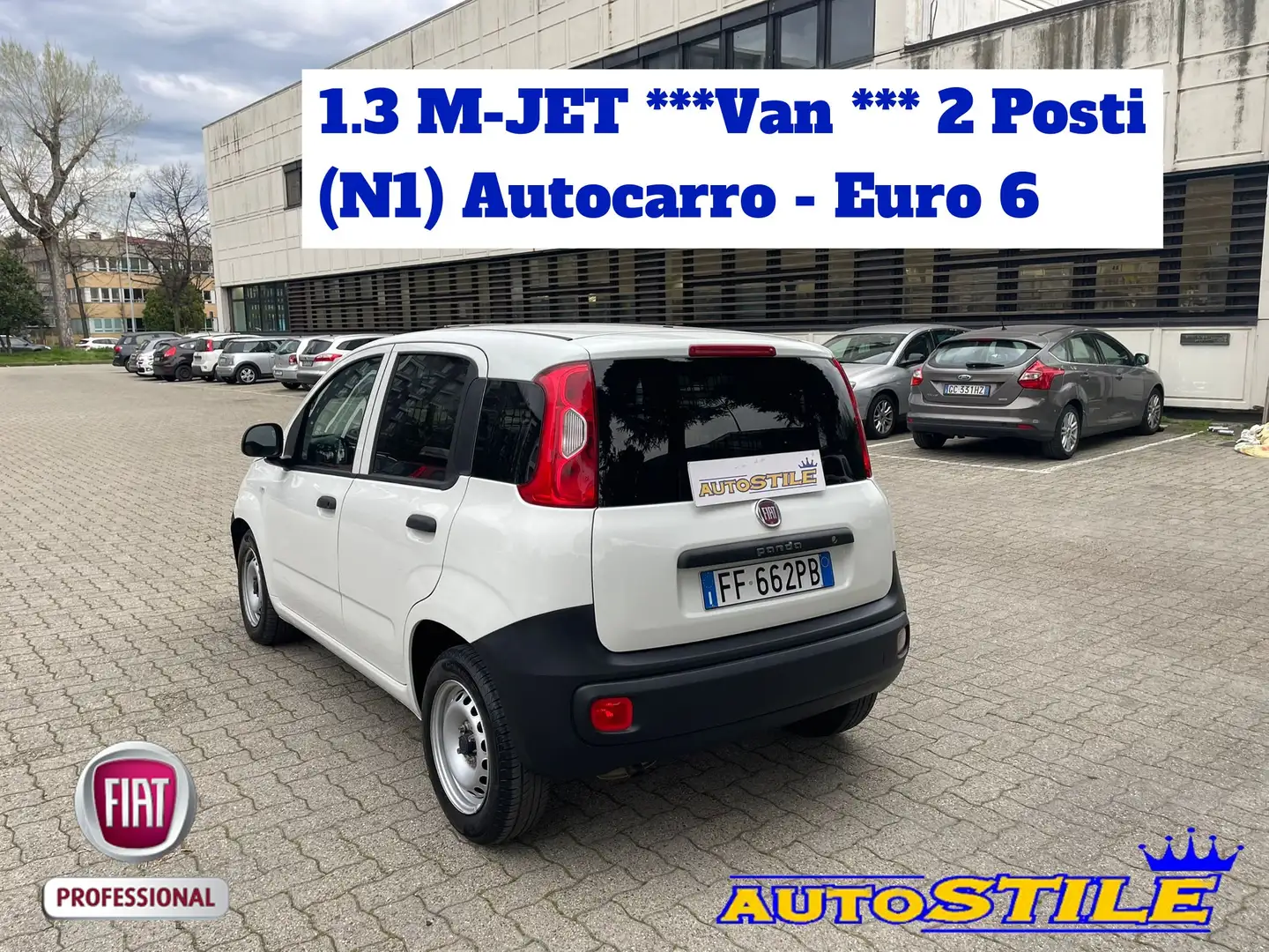 Fiat Panda 1.3 M-JET VAN AUTOCARRO (N1) 2 POSTI *EURO 6 Bianco - 1