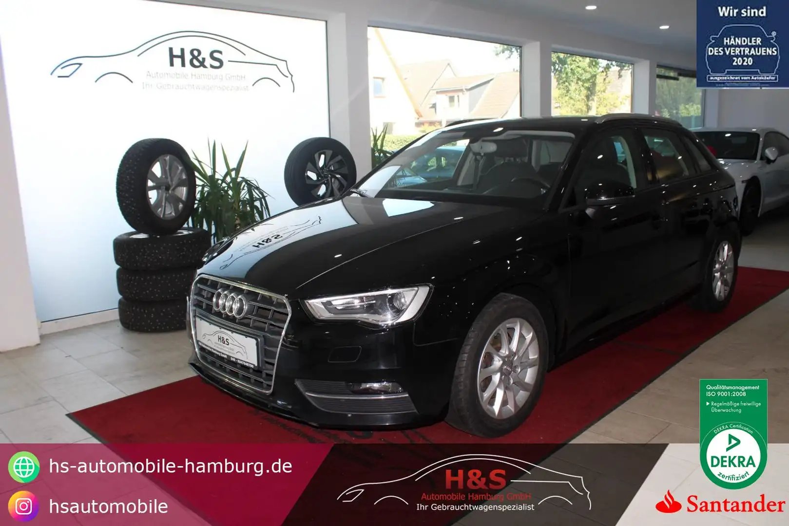 Audi A3 1.4 TFSI Sportback S-Tronic *PDC*XENON*TEMPOMAT* Czarny - 1