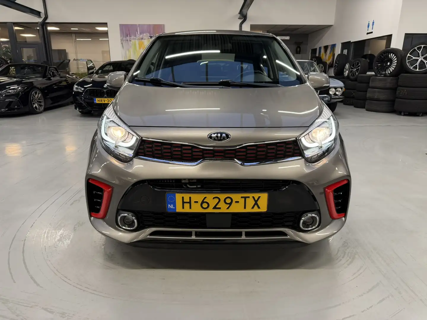 Kia Picanto 1.0 T-GDI GT-Line Stuurverwarming Stoelverwarming Grijs - 2