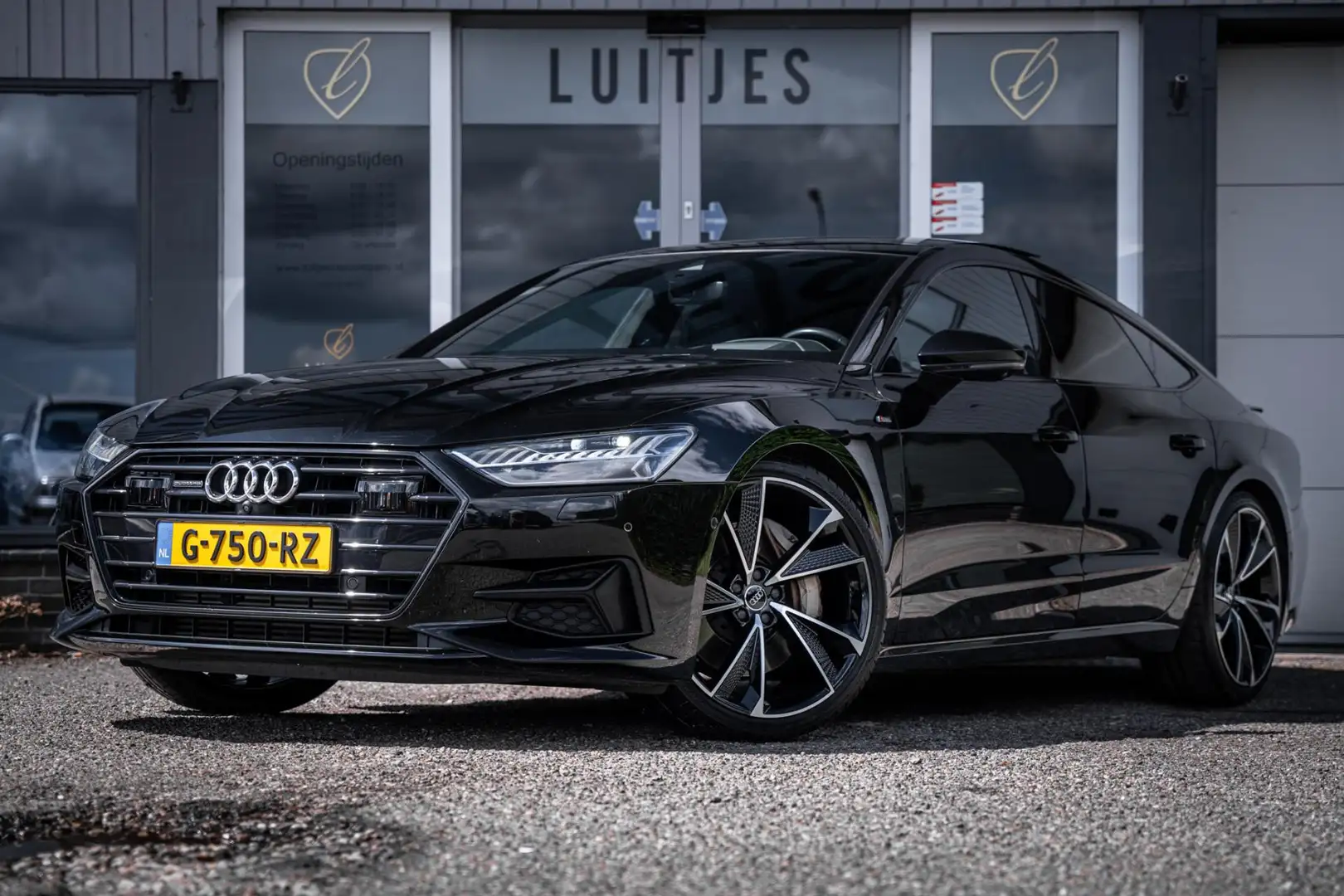 Audi A7 Sportback 55 TFSI 3.0 V6 340pk quattro 3x S-Line I Чёрный - 1