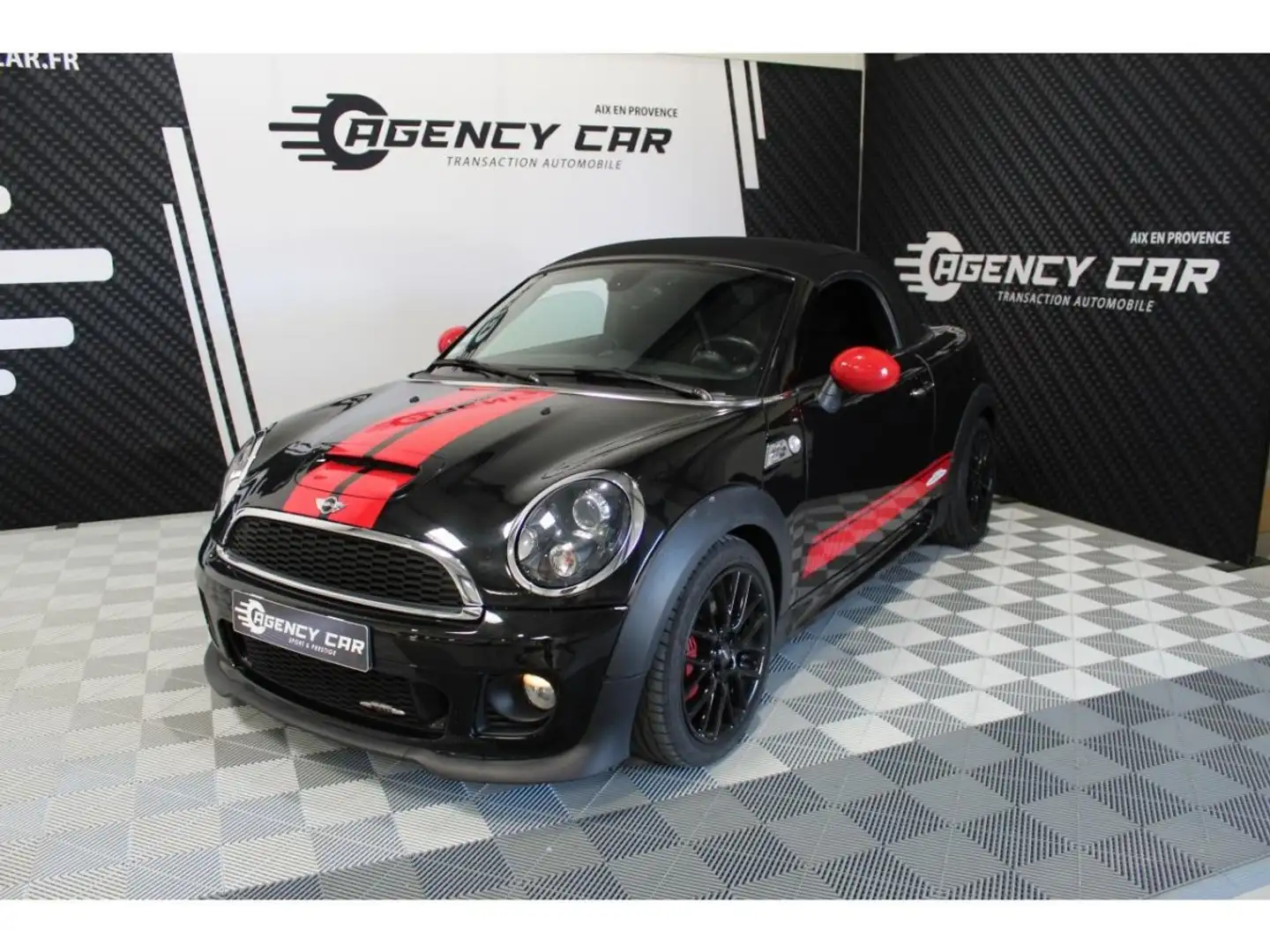MINI Cooper Roadster 1.6i - 211 R59 John Cooper Works - SUIVI & CHAINE CHANGE Schwarz - 2
