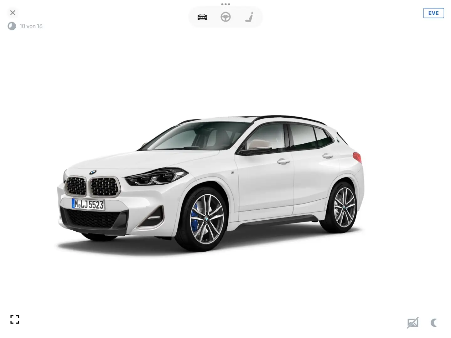 BMW X2 M35i Panorama*HUD*Kamera*Navi*Parkassist* Weiß - 1
