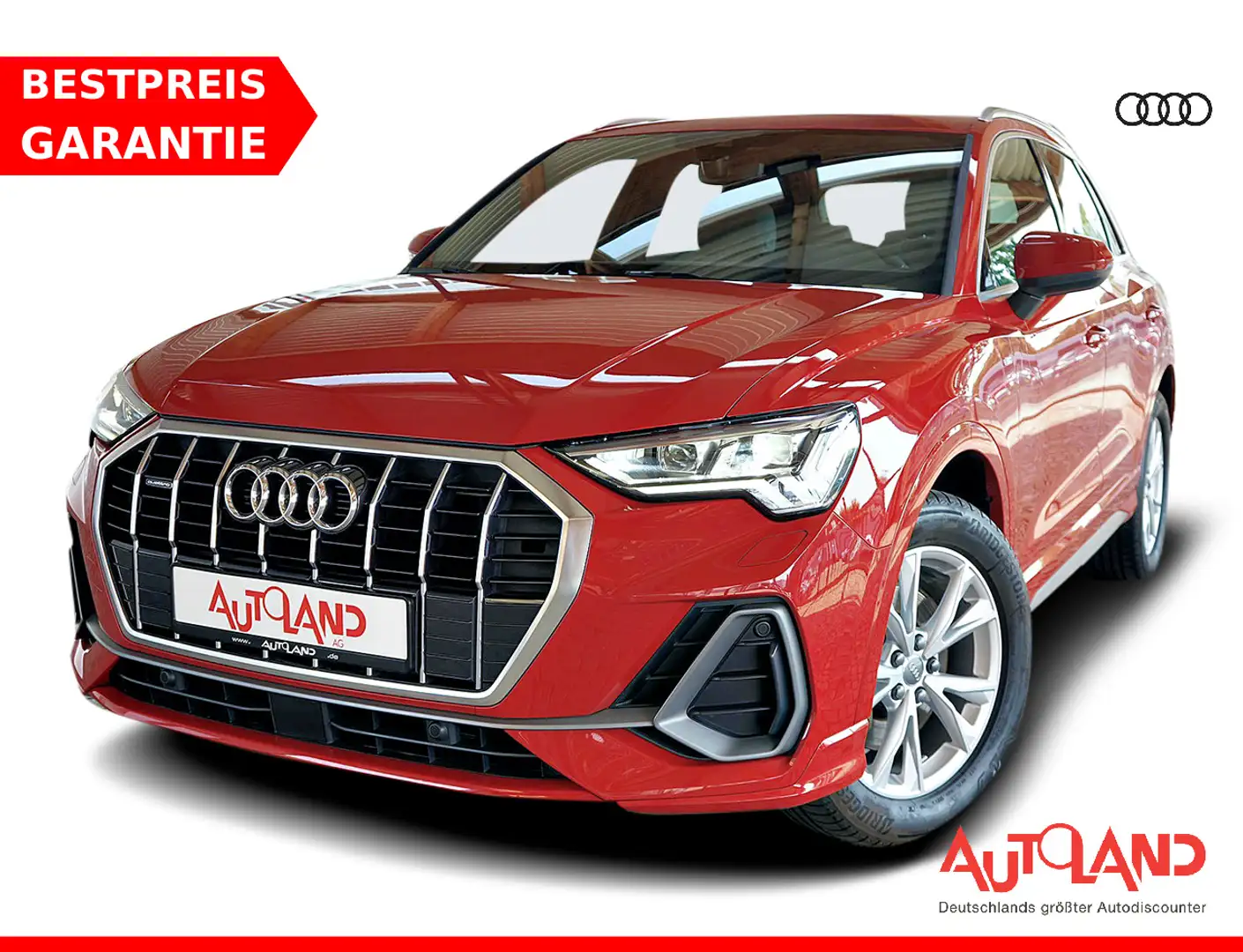 Audi Q3 40 2.0 TFSI quattro S line LED Navi Bluetooth Rot - 1