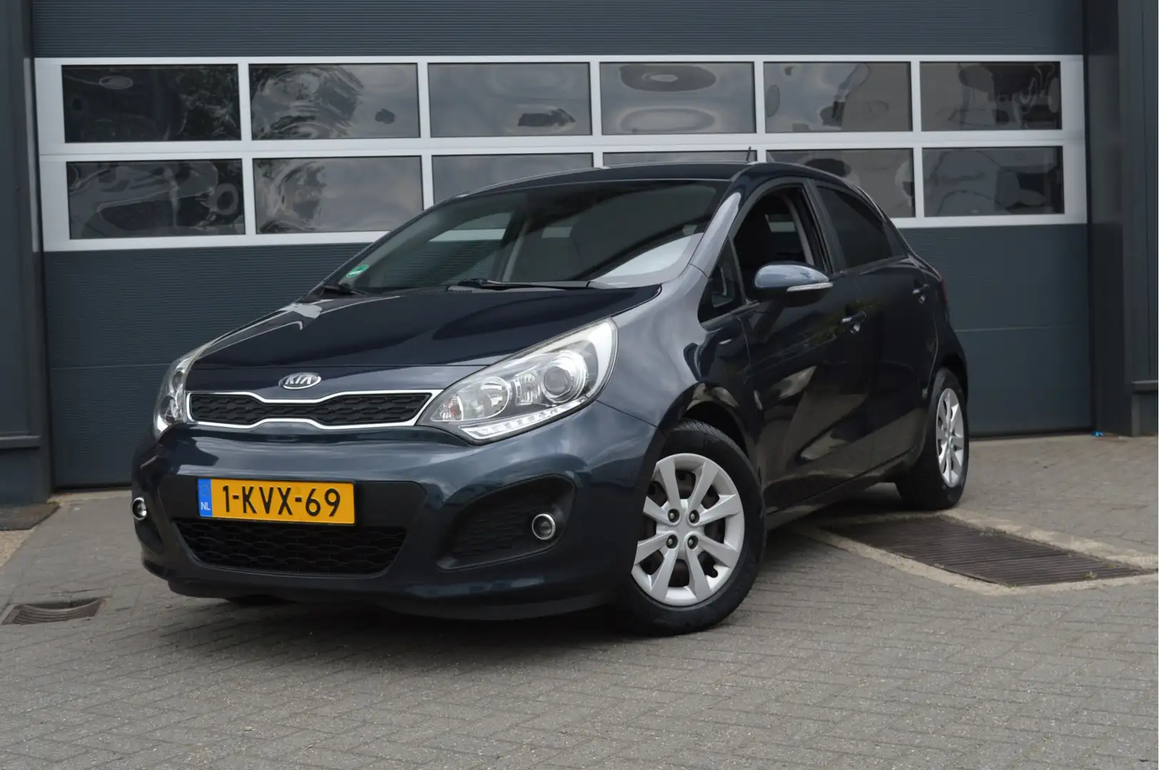 Kia Rio 1.2 CVVT Comfort pack | Airco | Blauw - 1