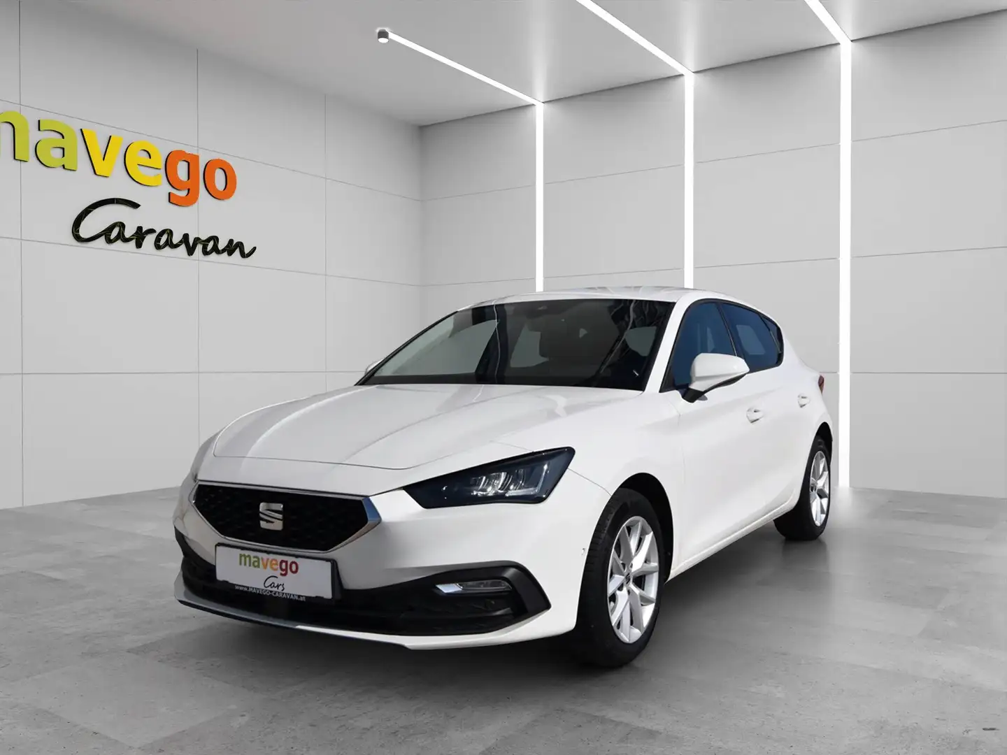 SEAT Leon 2.0 TDI Style DSG | Virtual Cockpit | ACC Abstandstempomat | Navi | LED Scheinwerfer | Parklenkassistent | Erstbesitz Weiß - 1