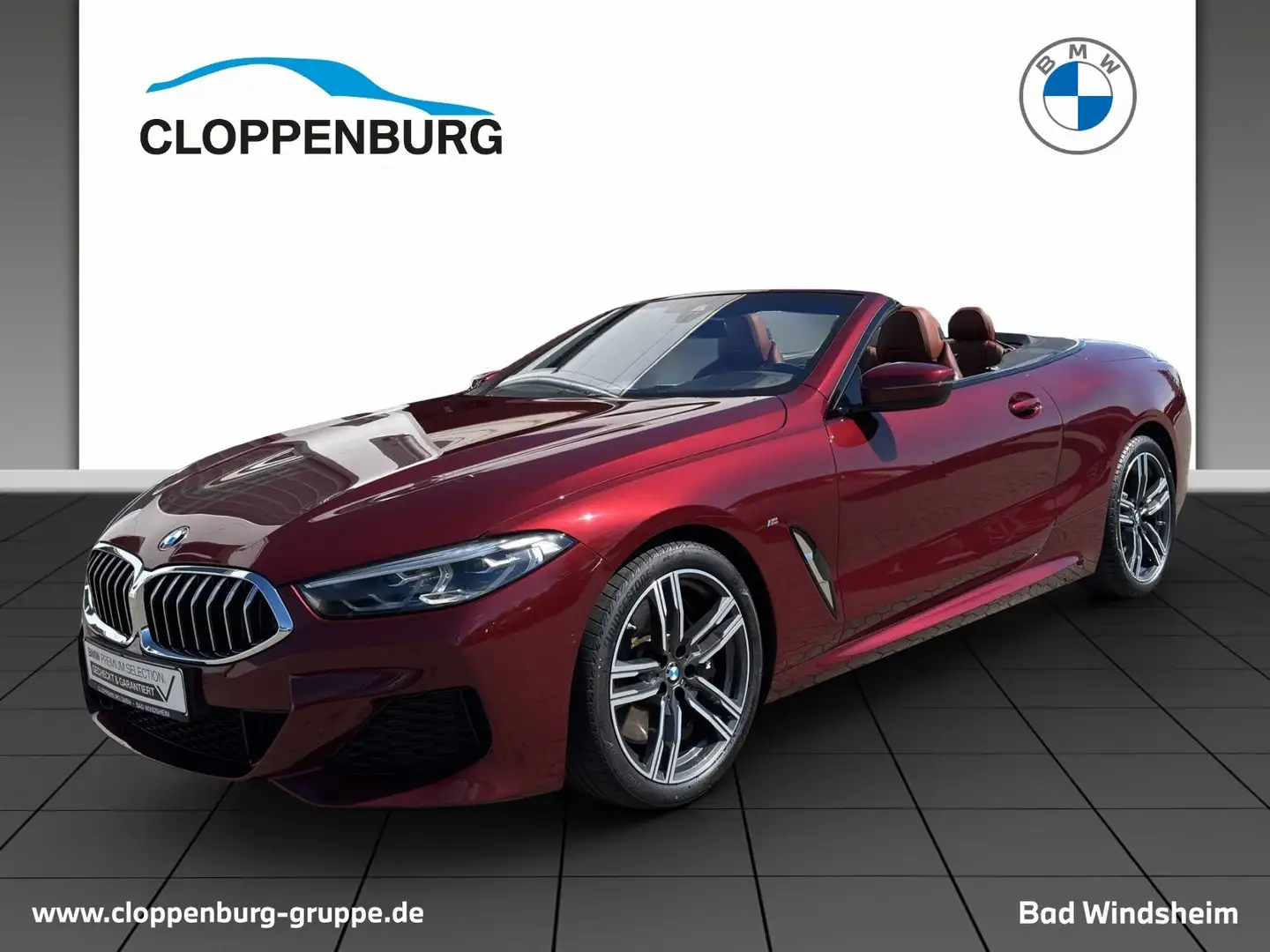 BMW 840 i Cabrio M Sportpaket DAB LED H&K Standhzg. Roşu - 1