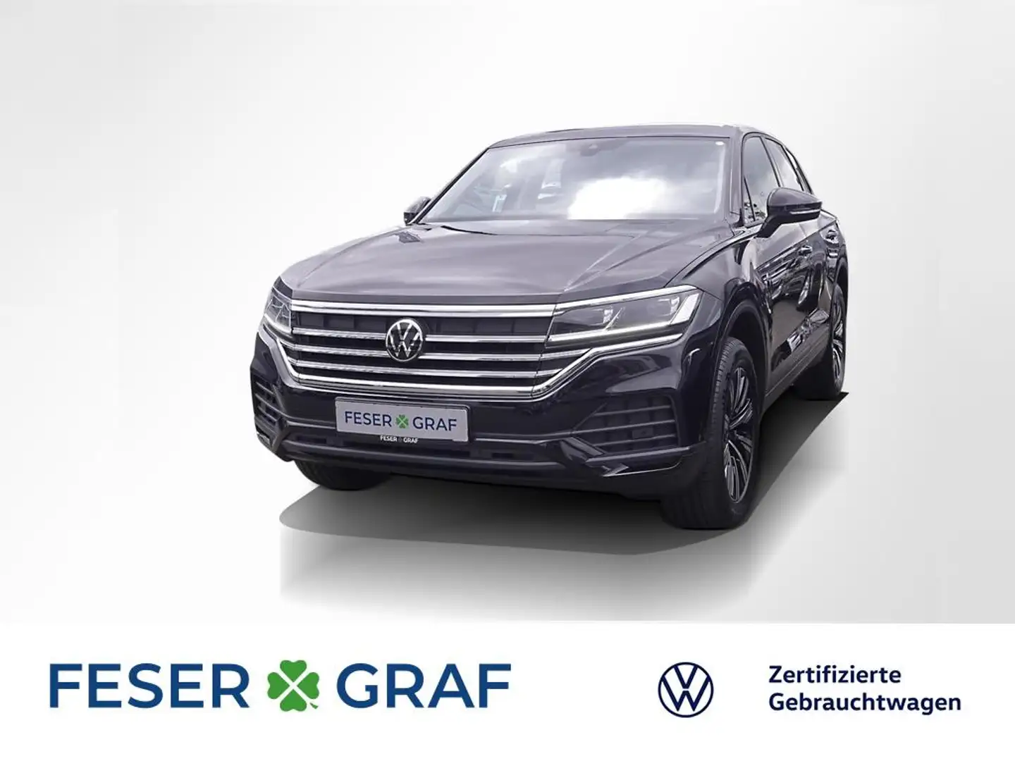 Volkswagen Touareg V6 TDI 4-Motion AHK R-Kamera Leder Navi Schwarz - 1