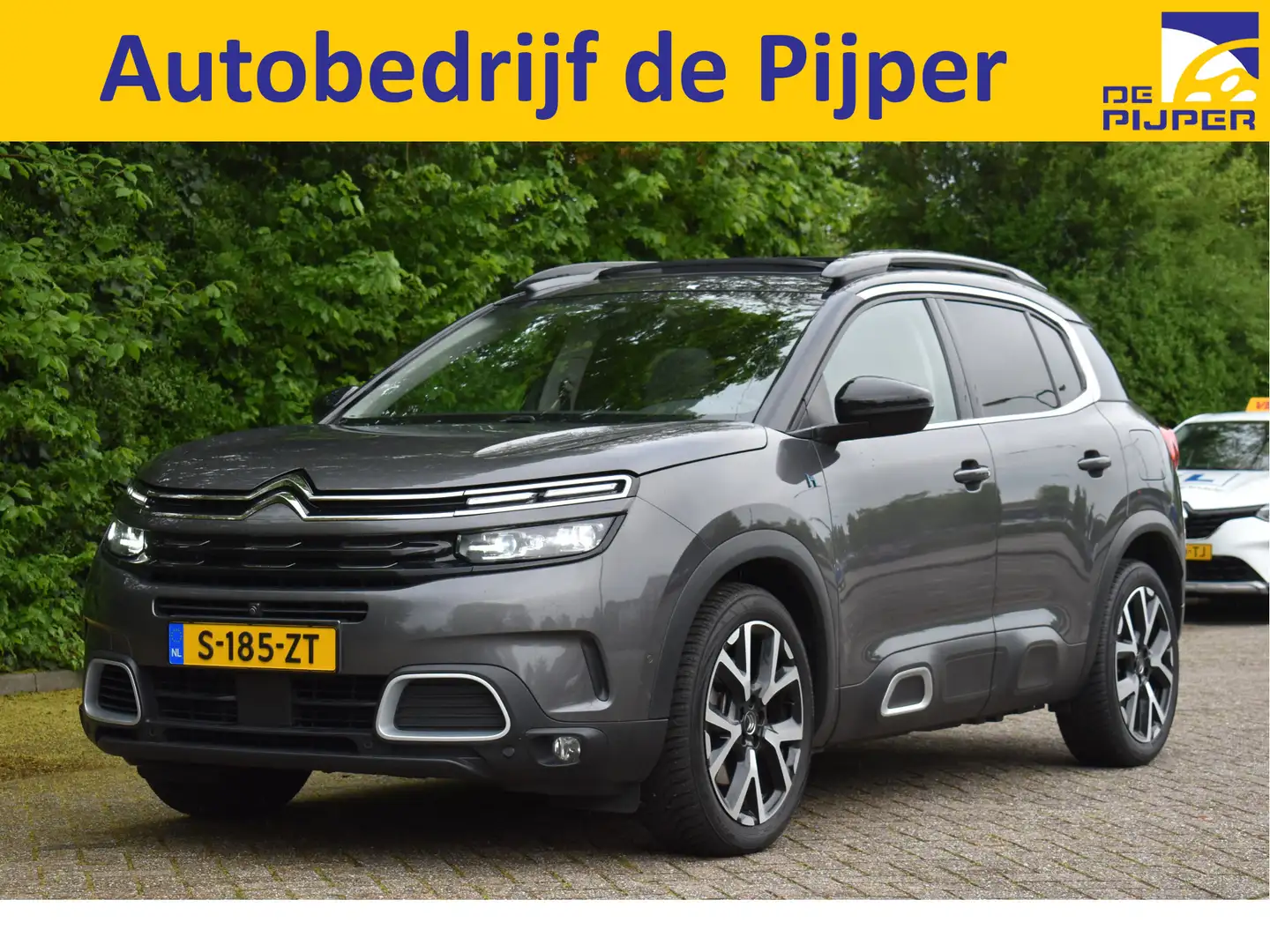 Citroen C5 Aircross 1.6 HYBRID SHINE VOL, OPEN DAK, CAMERA, LEDER, STO Gris - 1