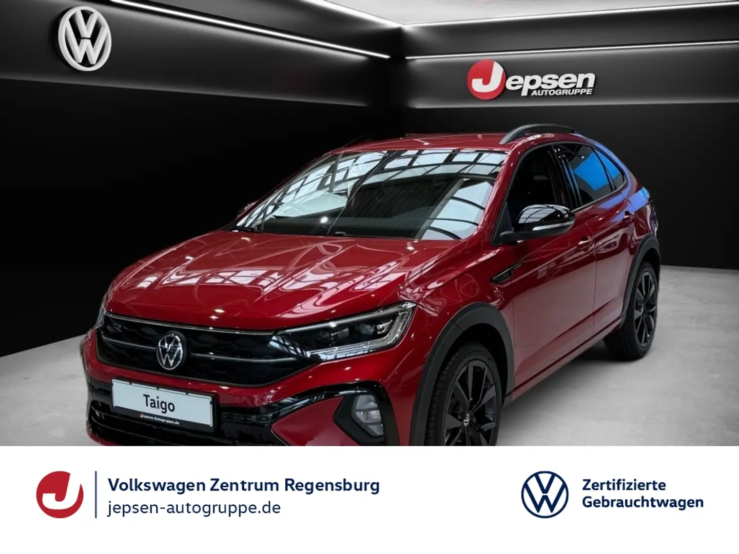 Volkswagen Taigo R-Line DSG R-KAMERA LED SHZ PDC KlimaA Rot - 1