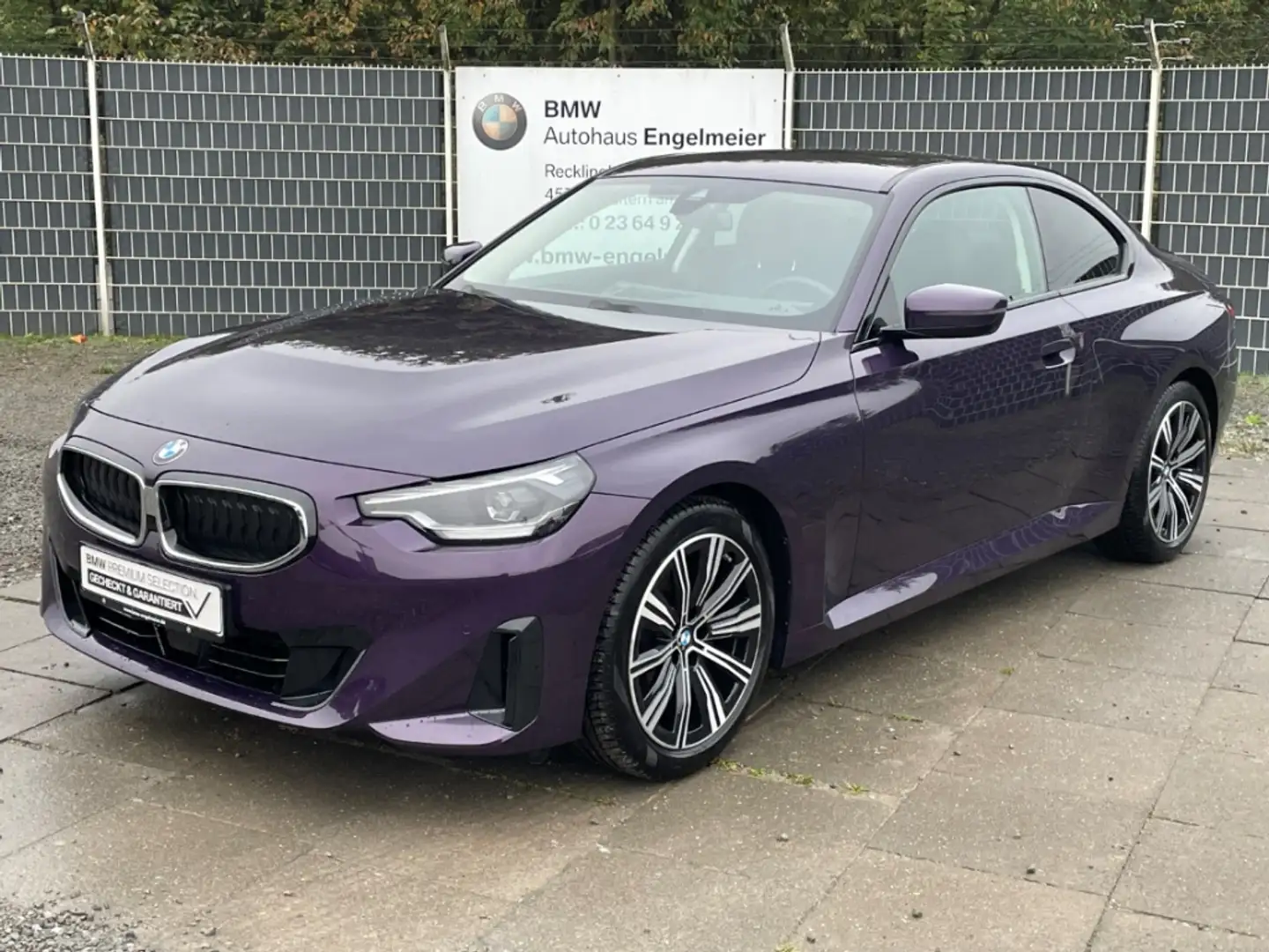 BMW 218 i Coupe Autom Sitzheizung Live Cockpit Plus Violett - 1