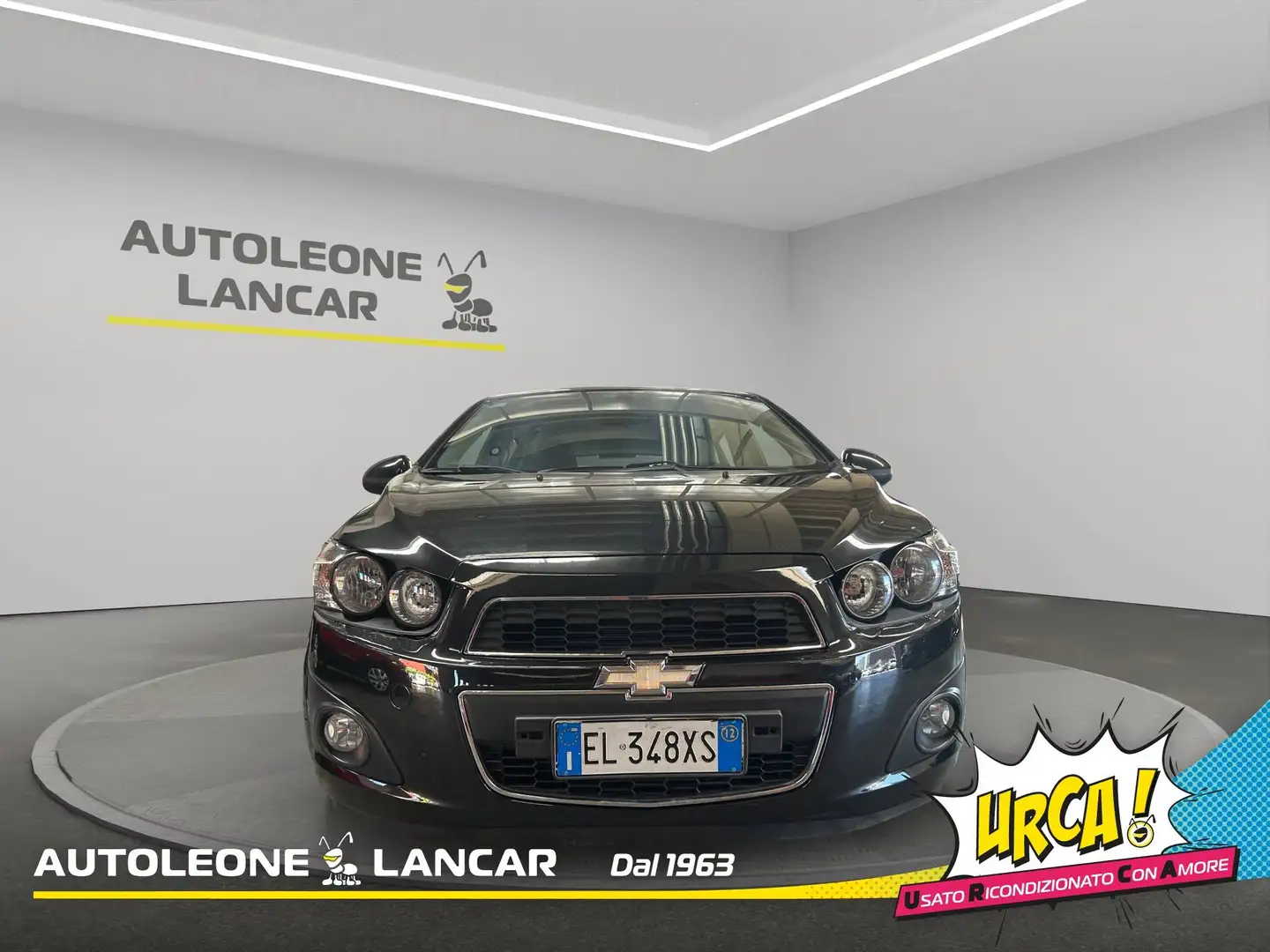Chevrolet Aveo 5p 1.3d eco LT 95cv 1 PROPRIETARIO Nero - 2