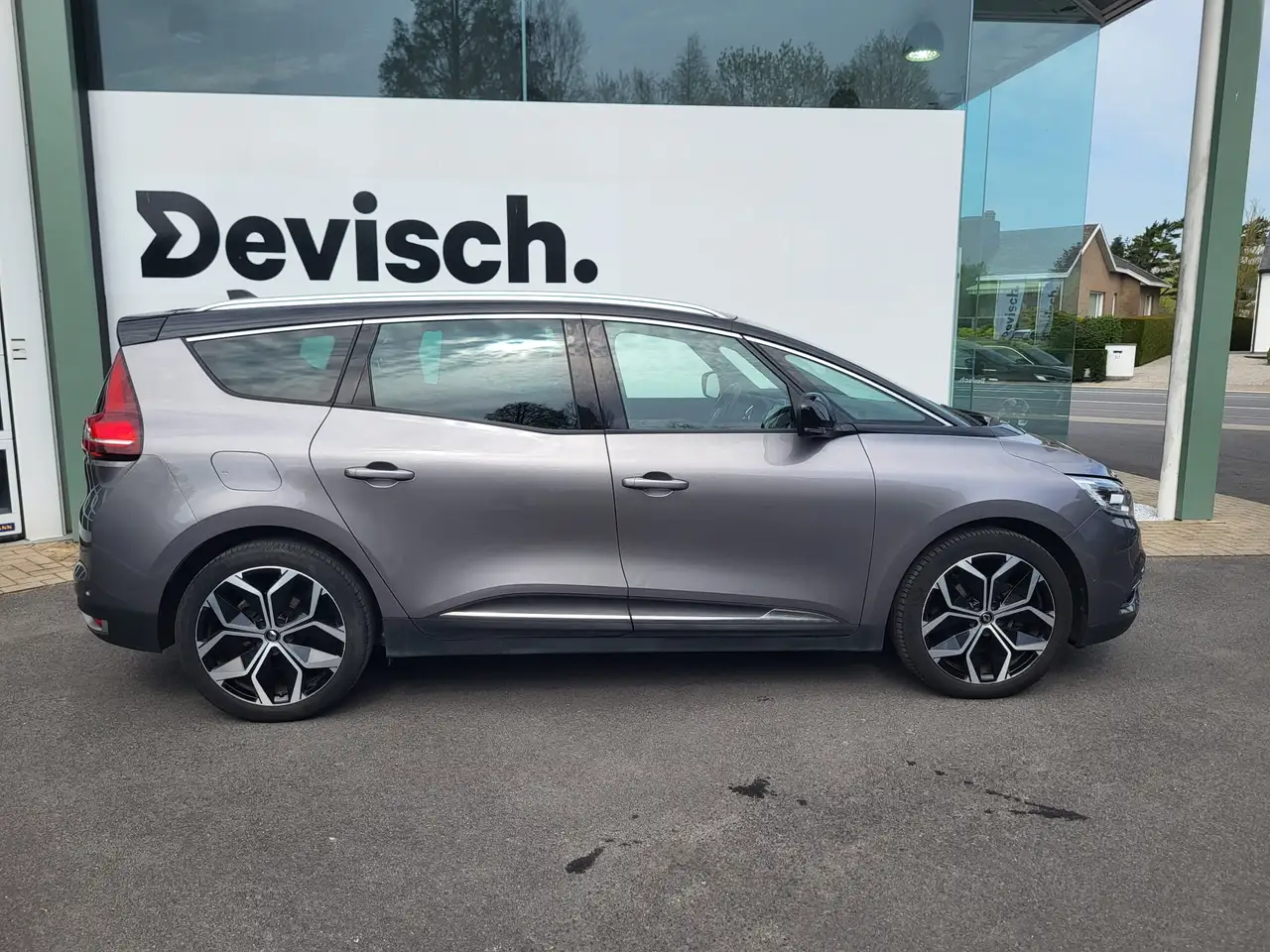 Renault Grand Scenic intens TCE140 EDC - Schaliegrijs 2