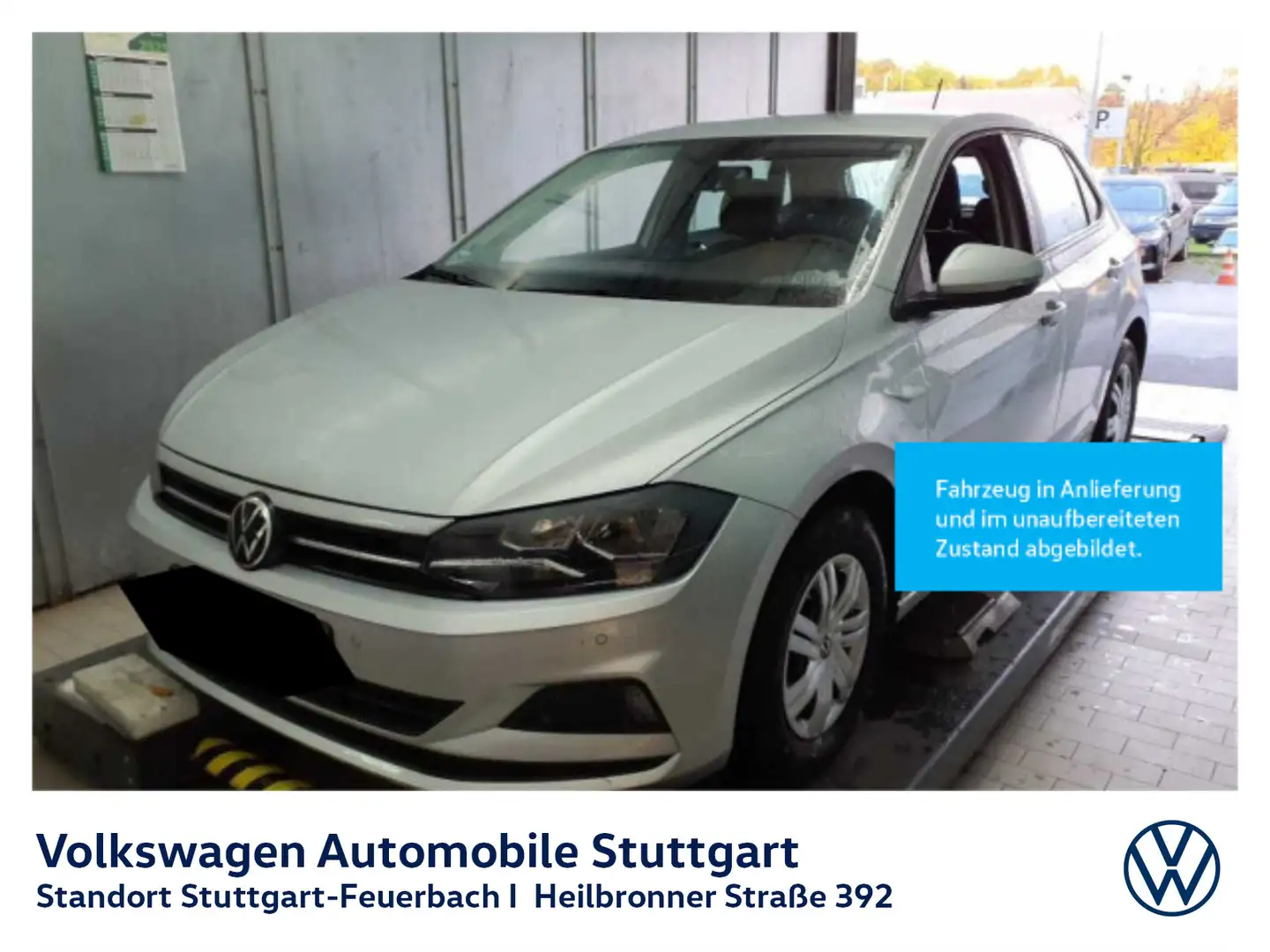 Volkswagen Polo Trendline 1.0 Navi AHK PDC SHZ Silber - 1